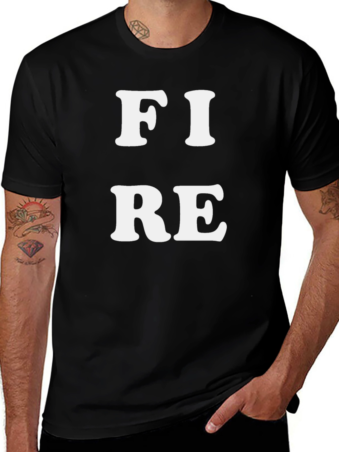 Variant 12 of Fire Graphic T-Shirt - Bold Statement Tee