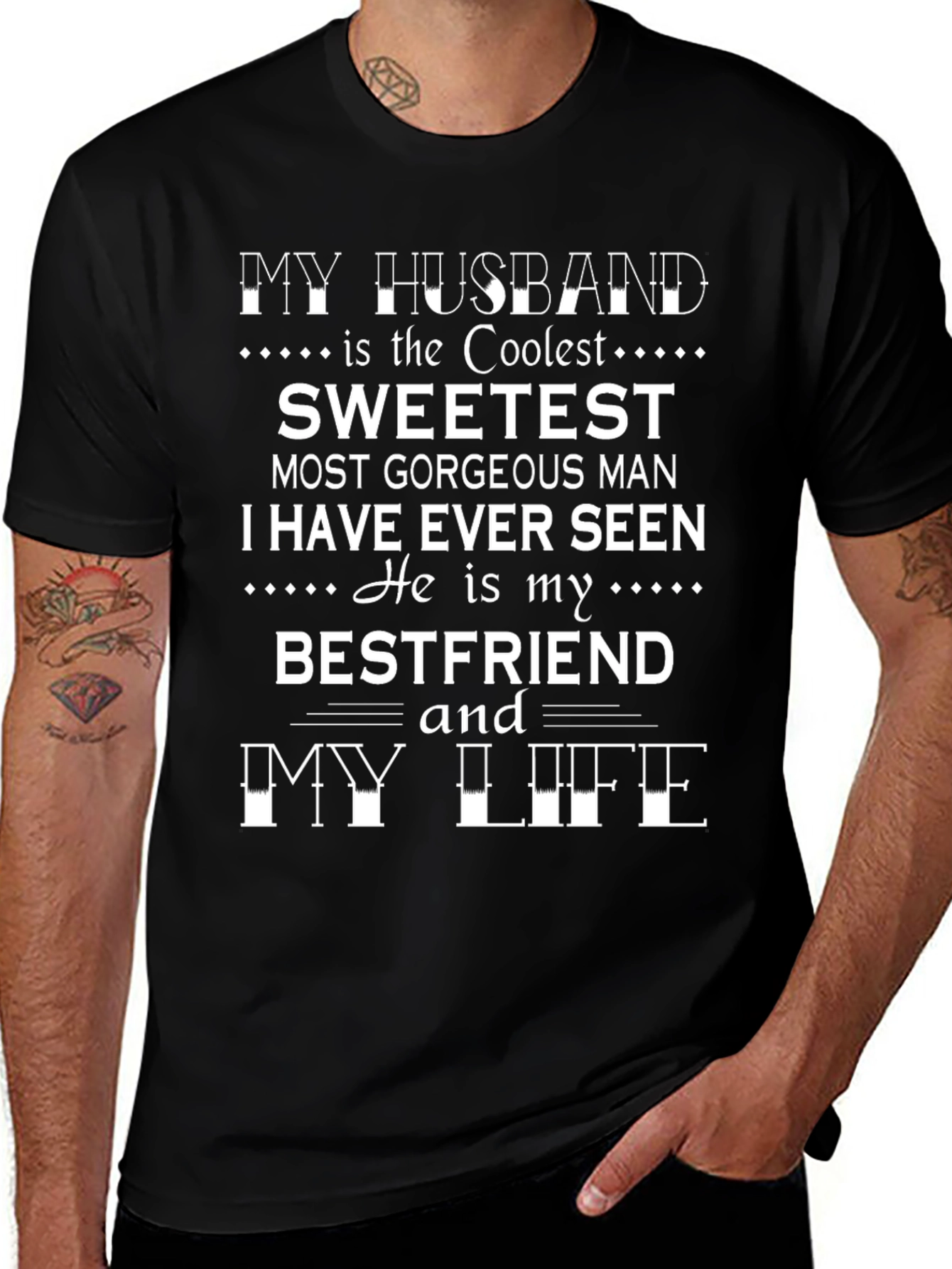 Variant 21 of My Husband Coolest Sweetest Bestfriend T-Shirt