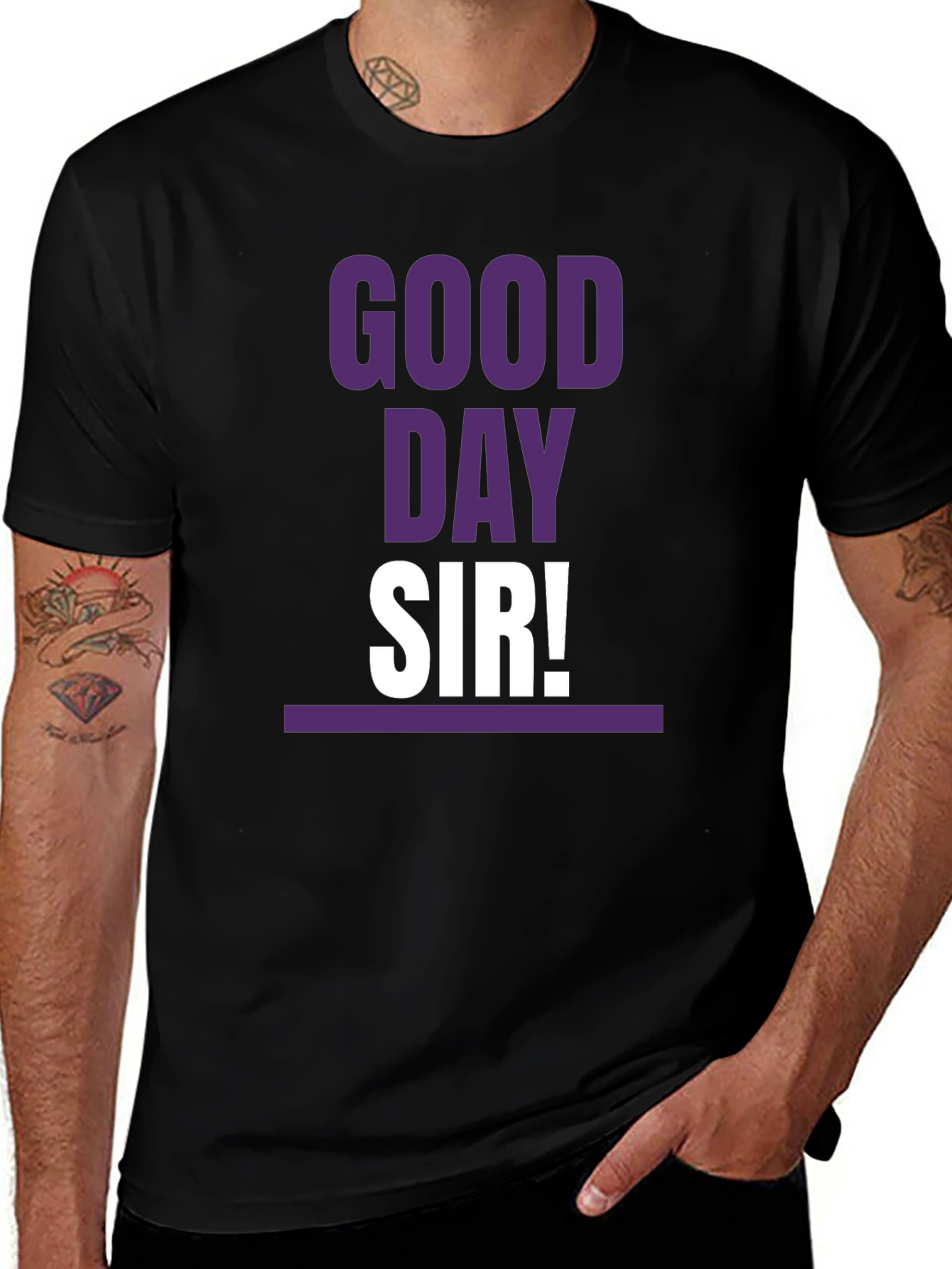 Variant 5 of Good Day Sir! T-Shirt Casual Graphic Tee