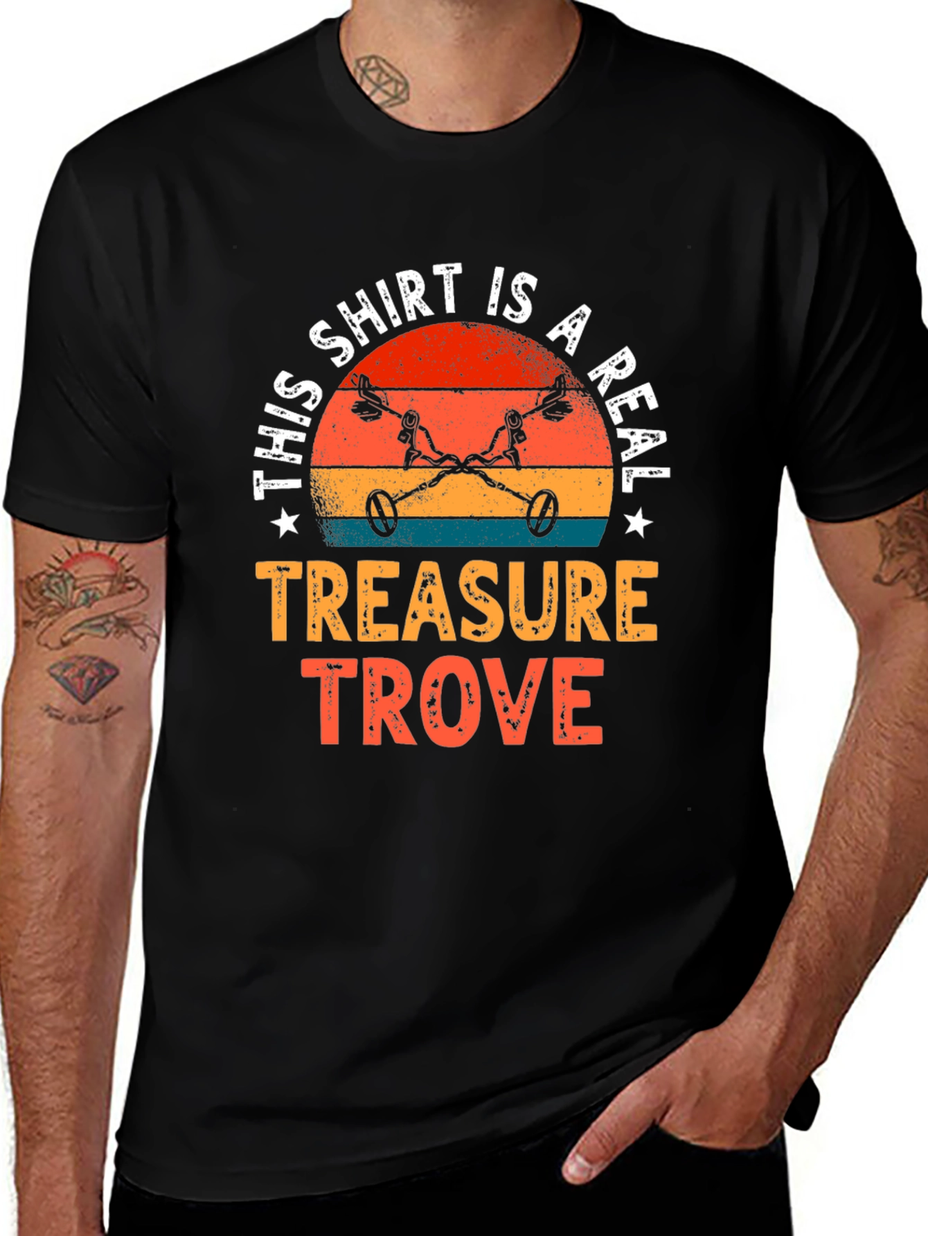 Variant 6 of Treasure Trove Metal Detecting T-Shirt
