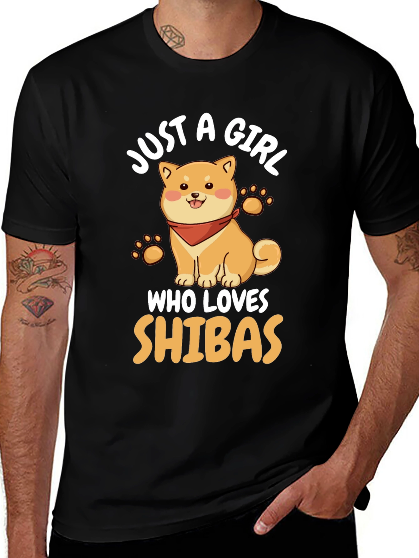 Shiba Inu Lover T-Shirt - Just a Girl Who Loves Shibas
