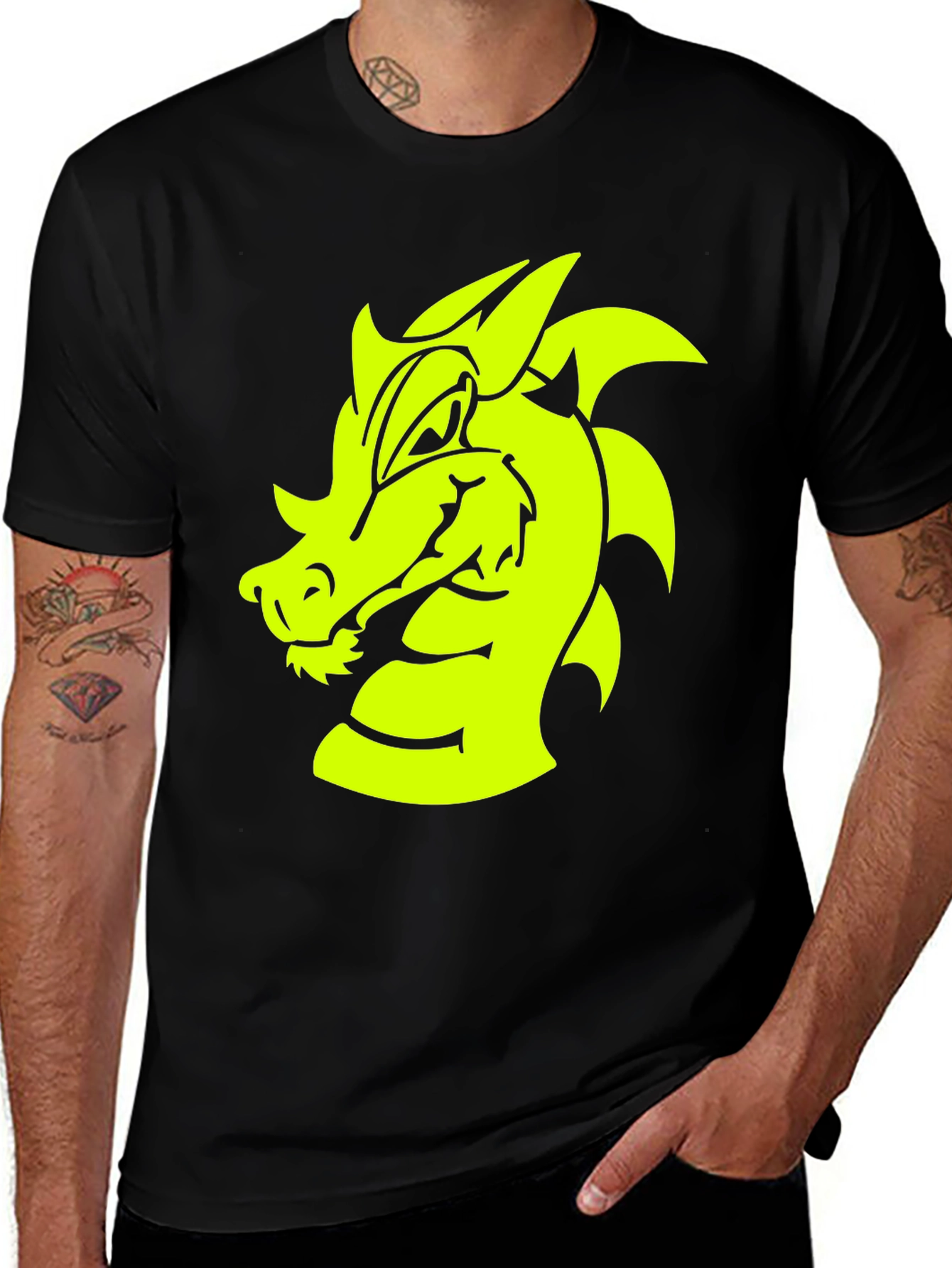 Black Dragon Graphic Tee - Black main image