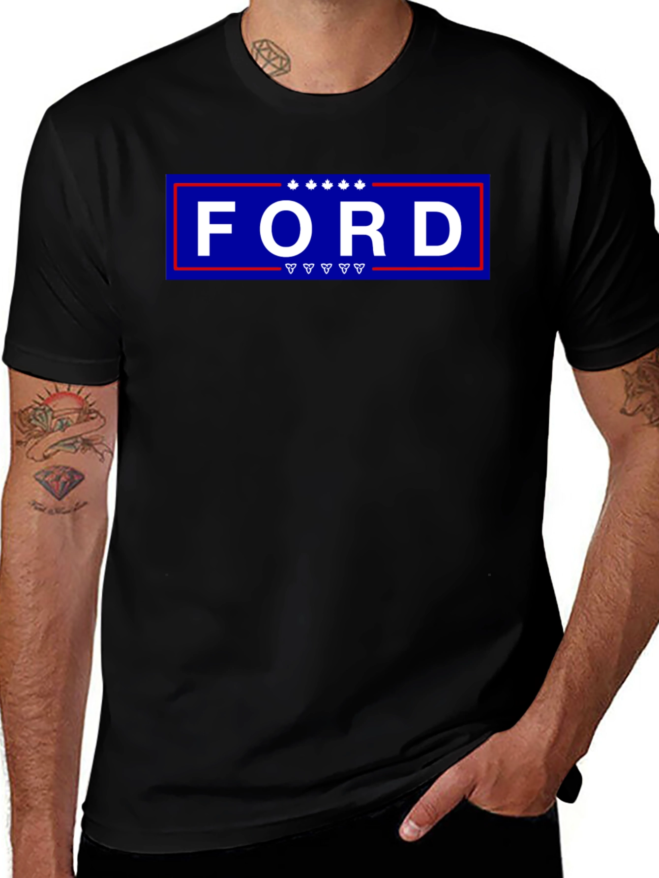 Variant 6 of Ford Political T-Shirt - Patriotic Design