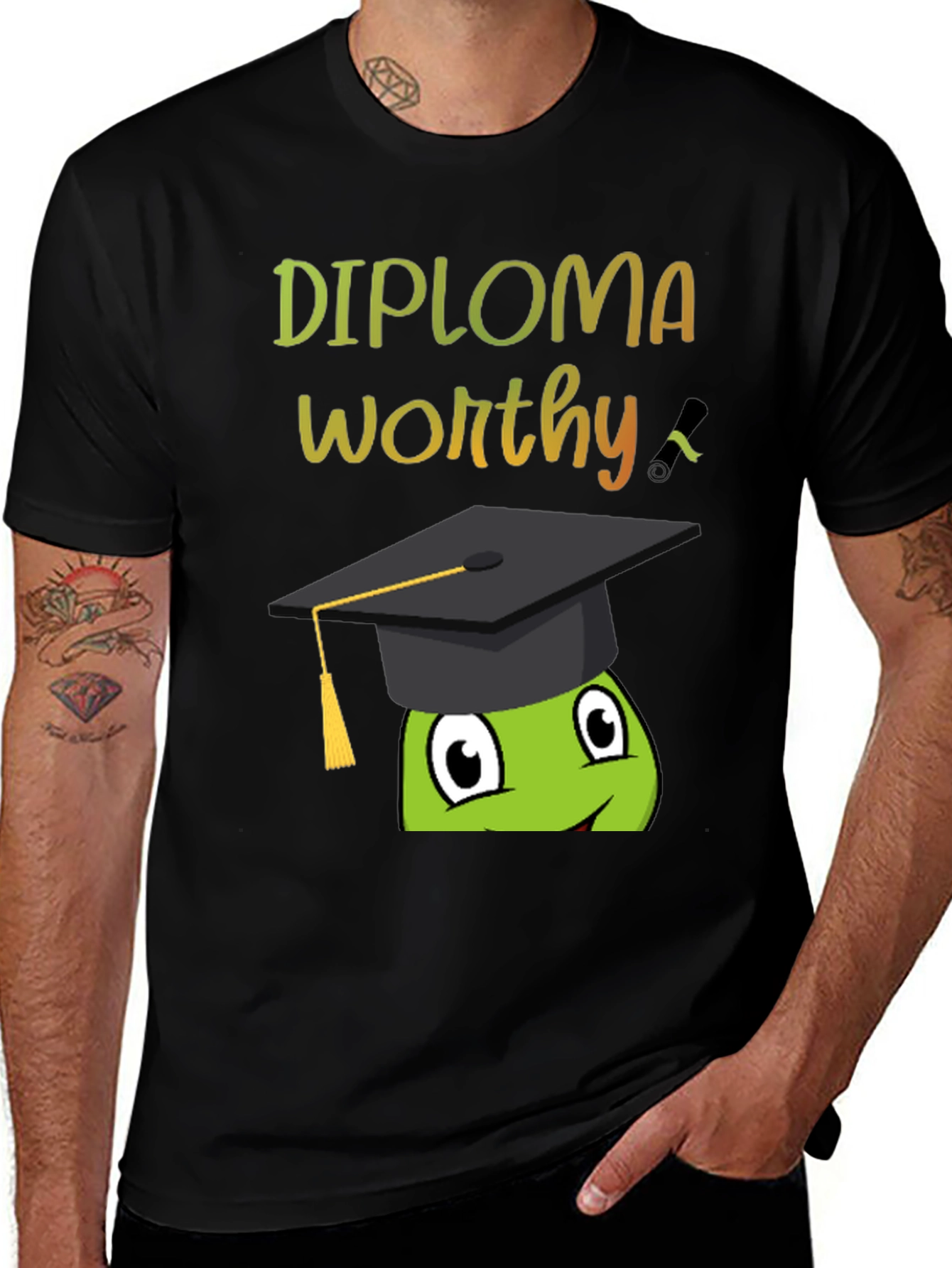 Variant 12 of Diploma Worthy Graduation T-Shirt