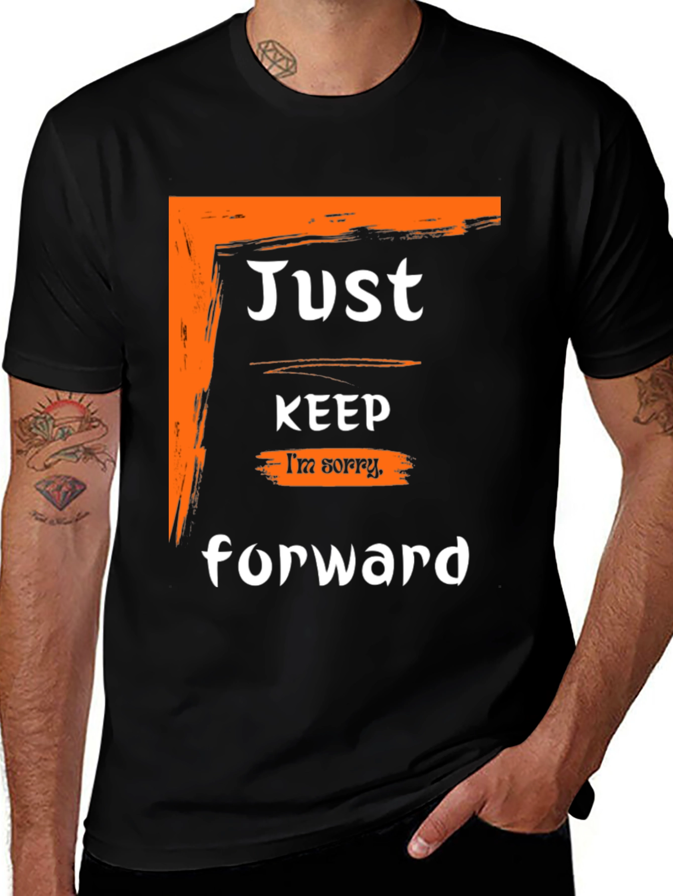 Variant 3 of Just Keep Forward Graphic Tee