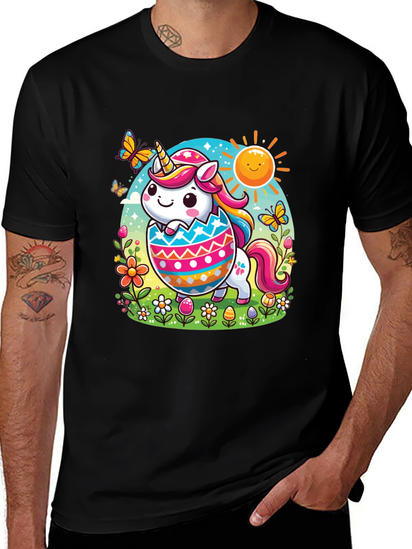 Variant 12 of Unicorn Easter Egg T-Shirt