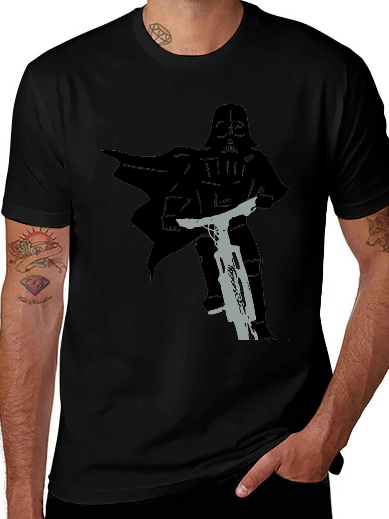 Darth Vader Biking T-Shirt - Star Wars Fan Apparel
