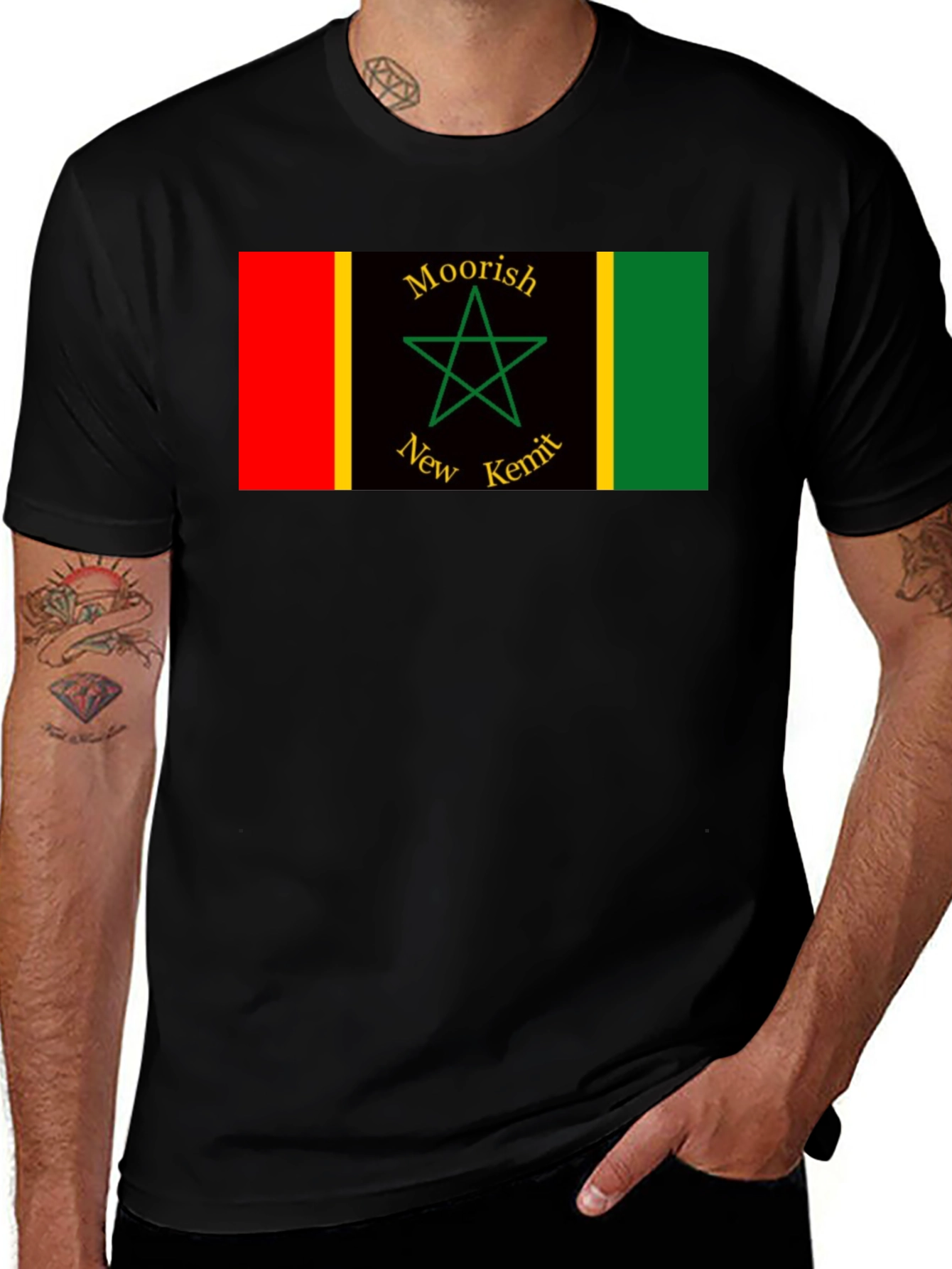 Variant 16 of Moorish New Kemit T-Shirt