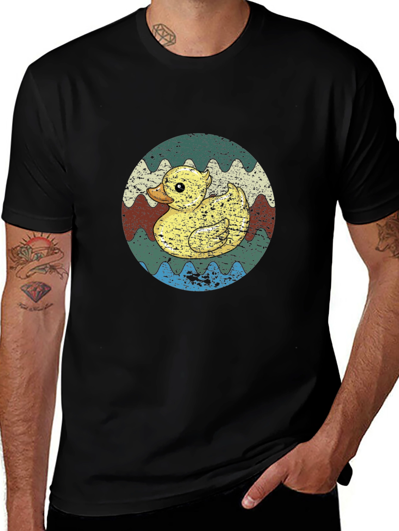 Variant 30 of Retro Rubber Duckie Graphic Tee