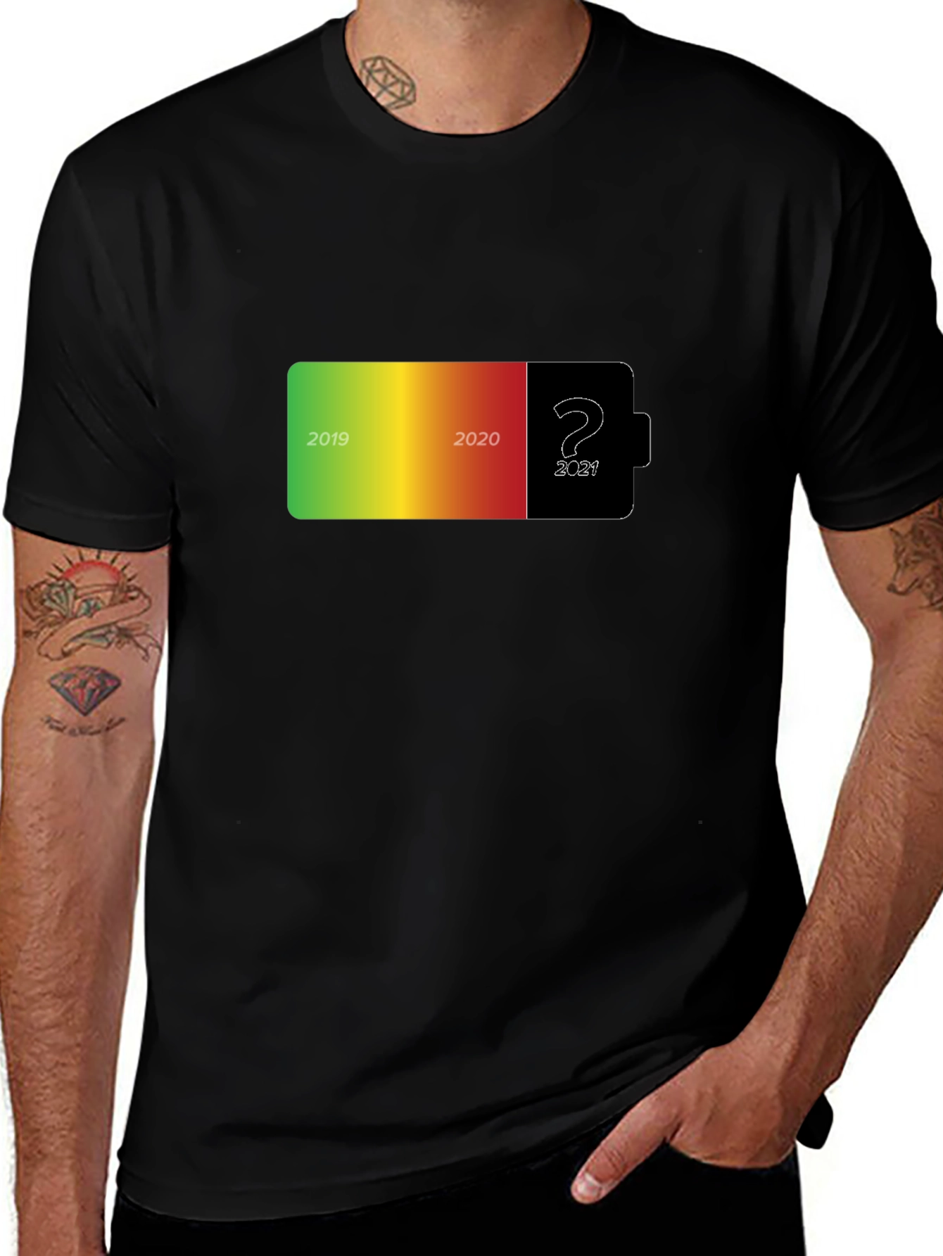 2019-2021 Year Battery T-Shirt