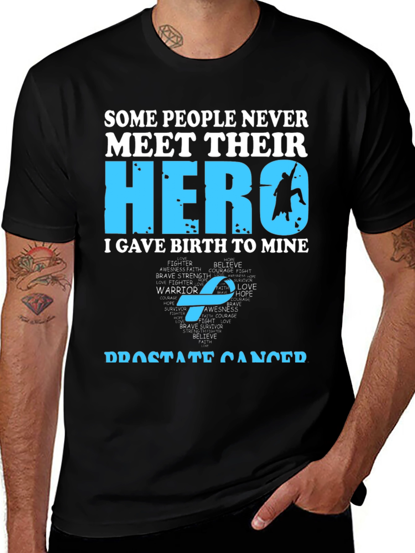 Prostate Cancer Awareness Hero T-Shirt