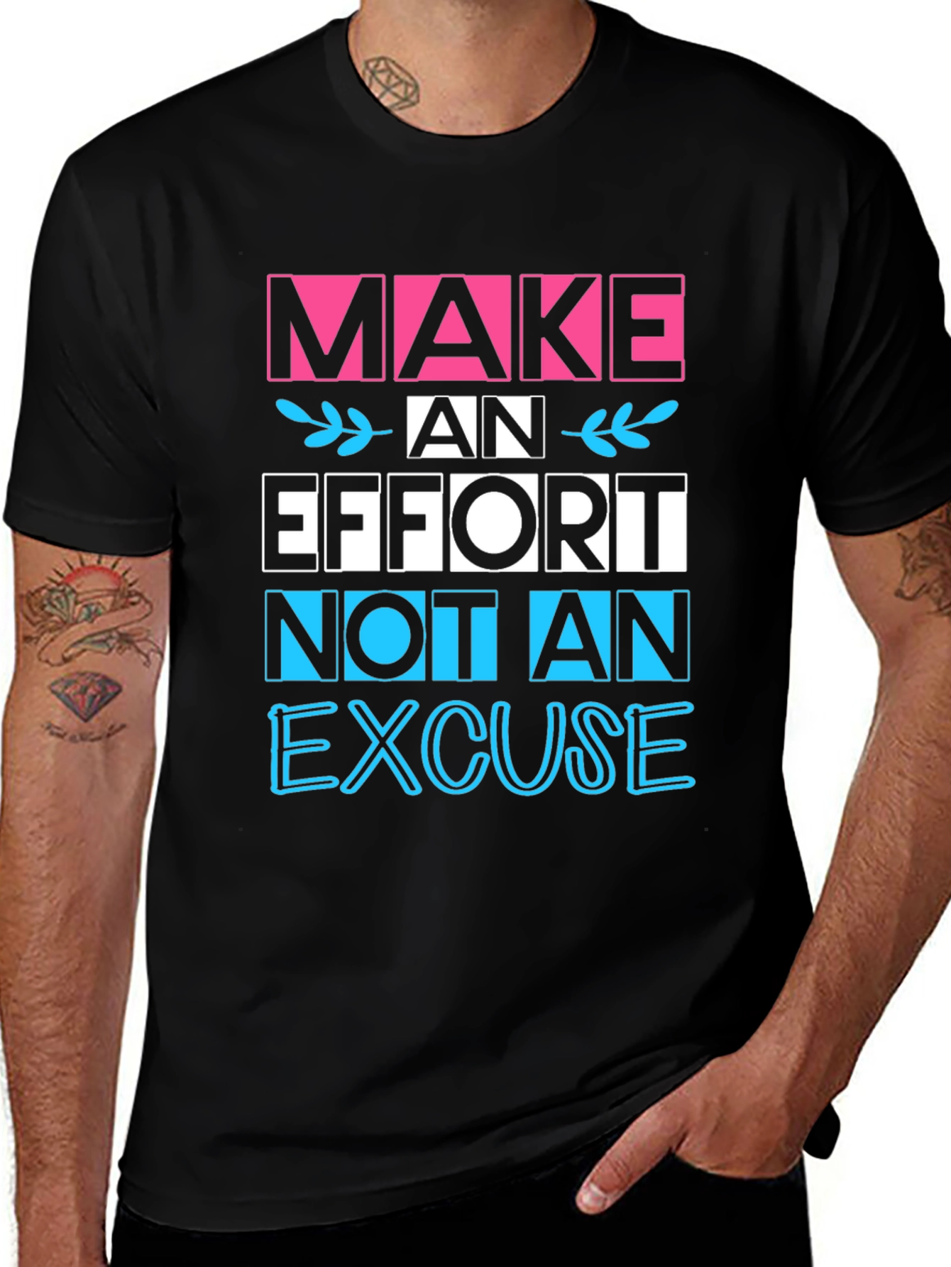 Variant 24 of Make an Effort Graphic T-Shirt