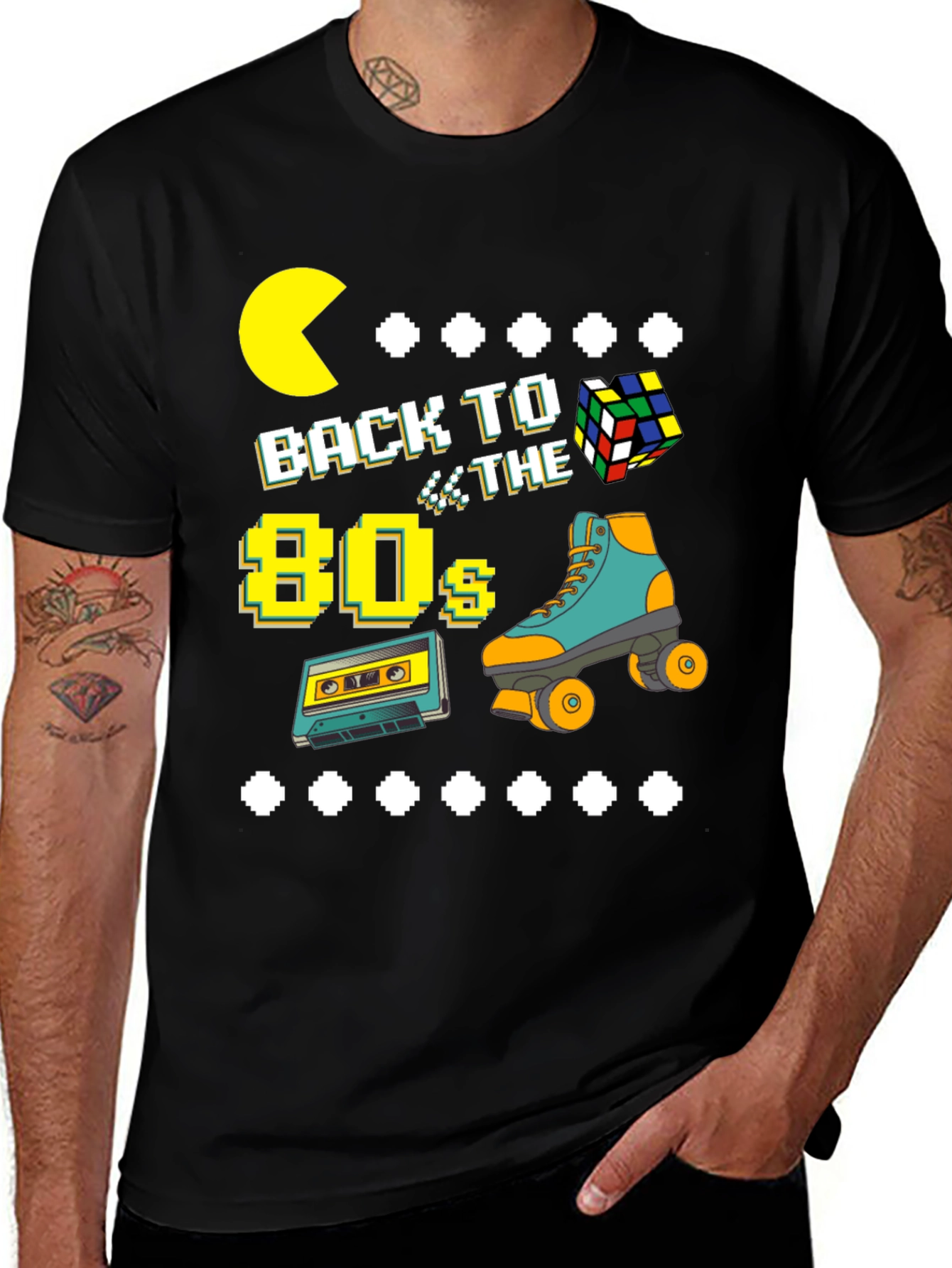 Variant 23 of Retro 80s Graphic T-Shirt