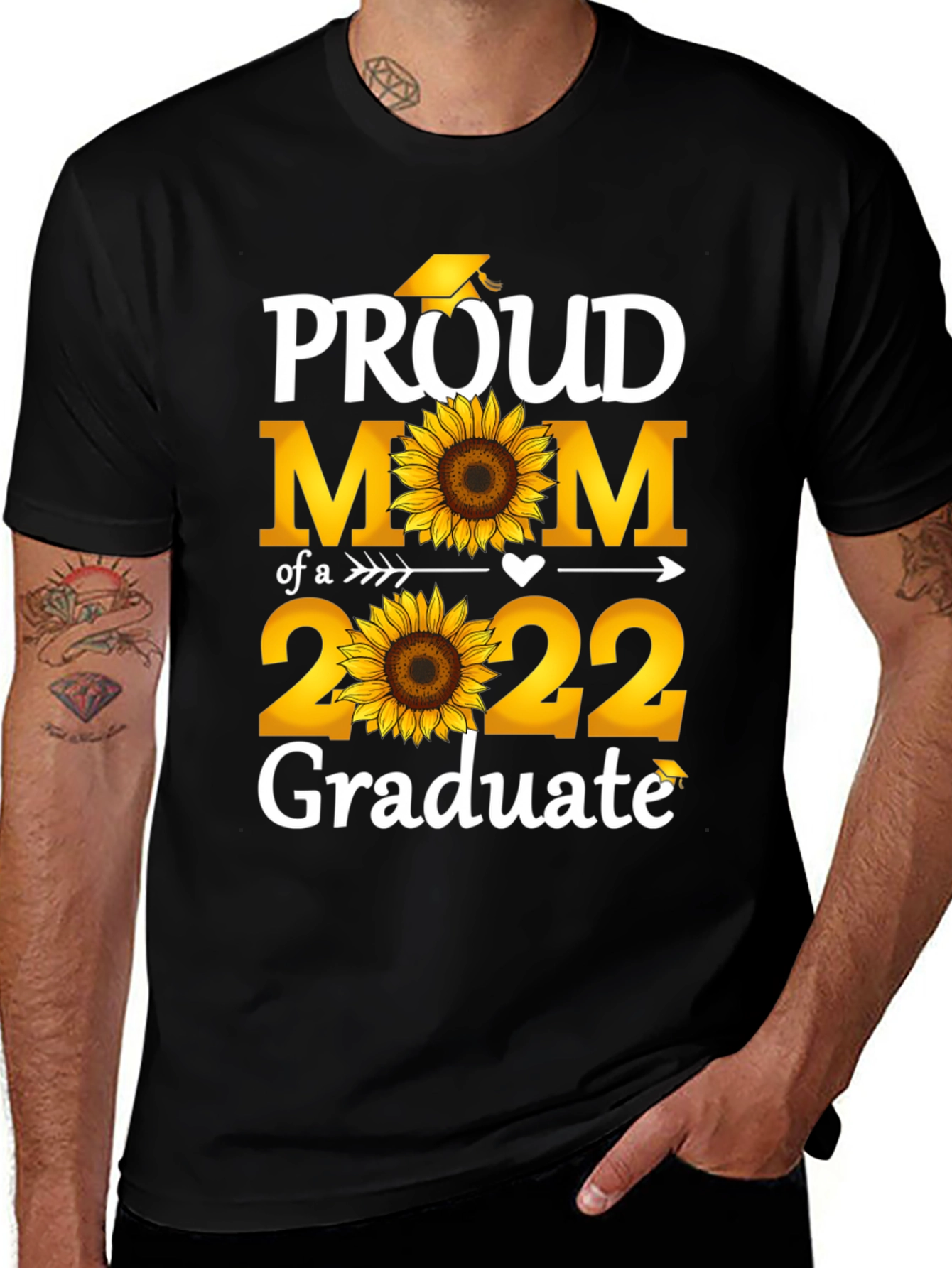 Variant 18 of Proud Mom of a 2022 Graduate Sunflower T-Shirt
