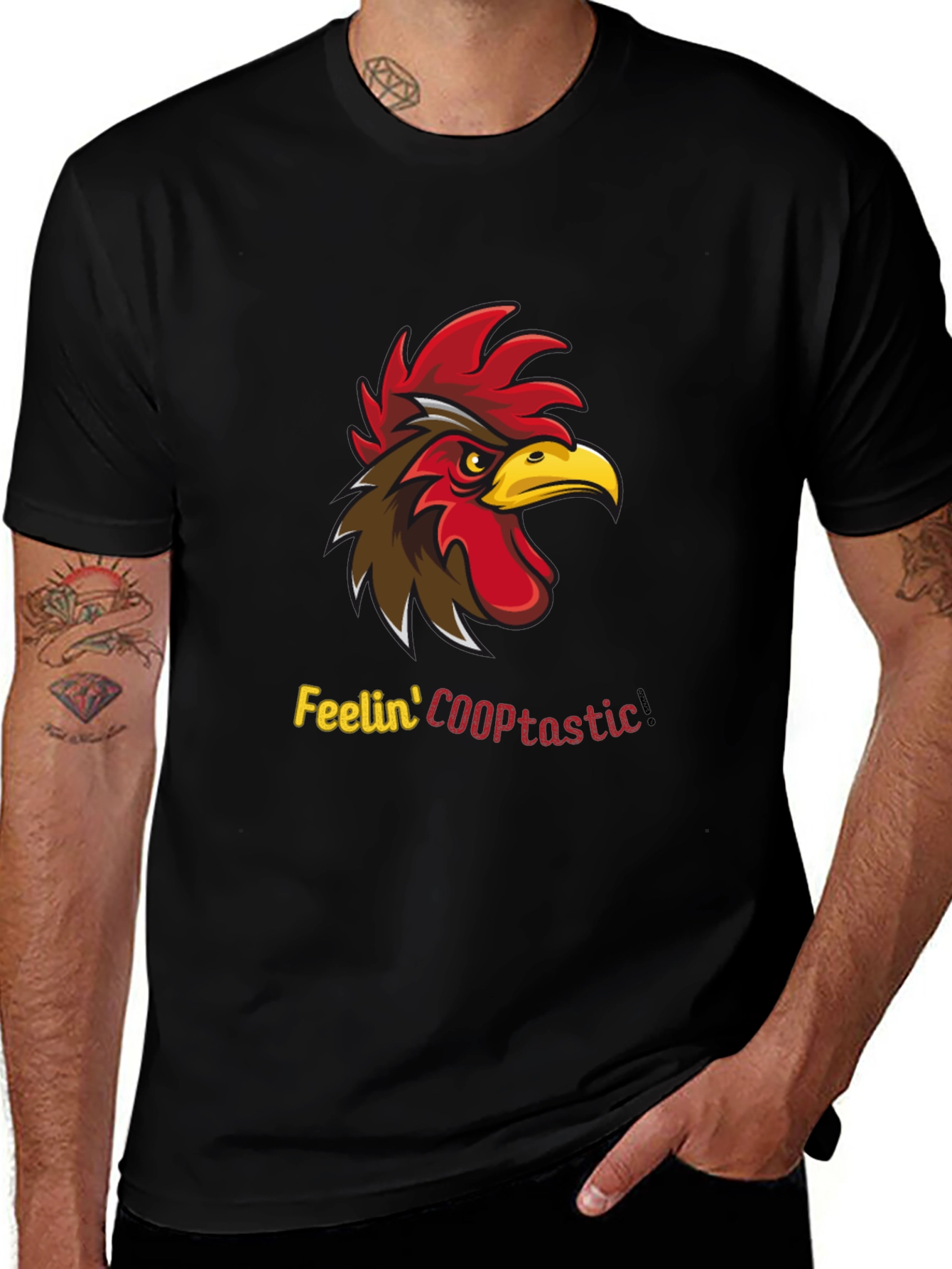 Variant 7 of Feelin' COOPtastic Rooster Graphic T-Shirt