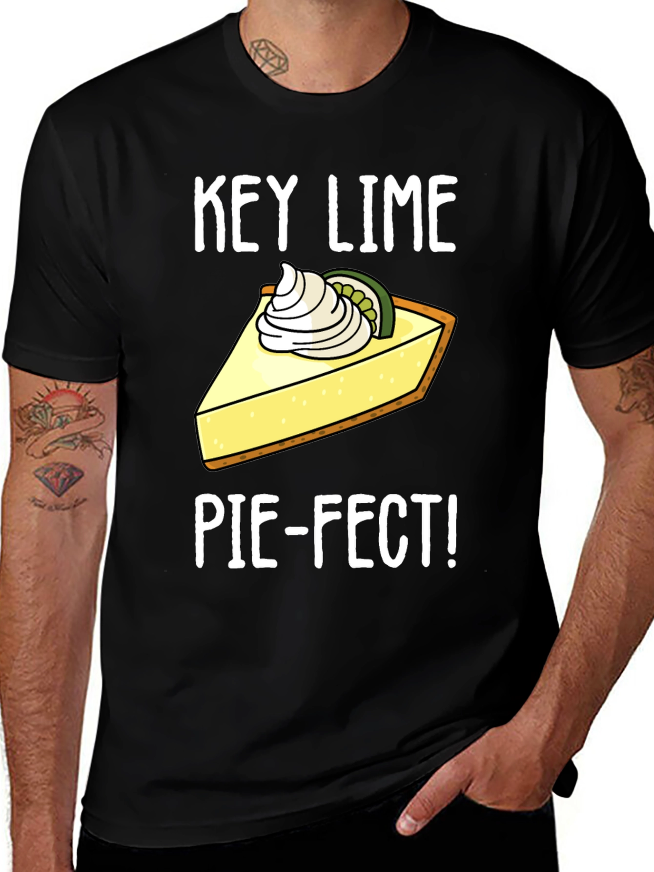 Variant 2 of Key Lime Pie-fect T-Shirt - Foodie Humor Tee