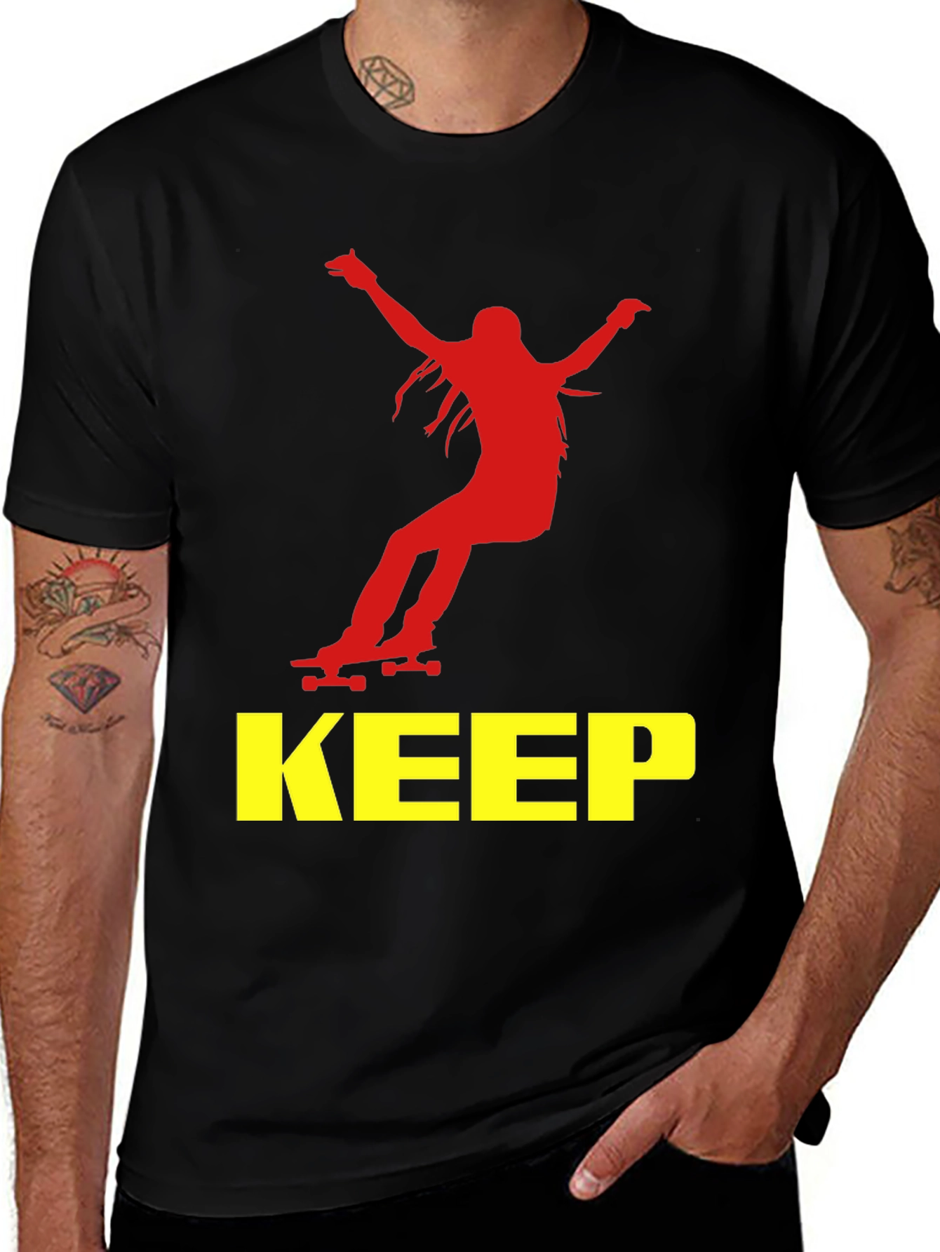Variant 21 of Skateboarding T-Shirt - Keep Shredding!