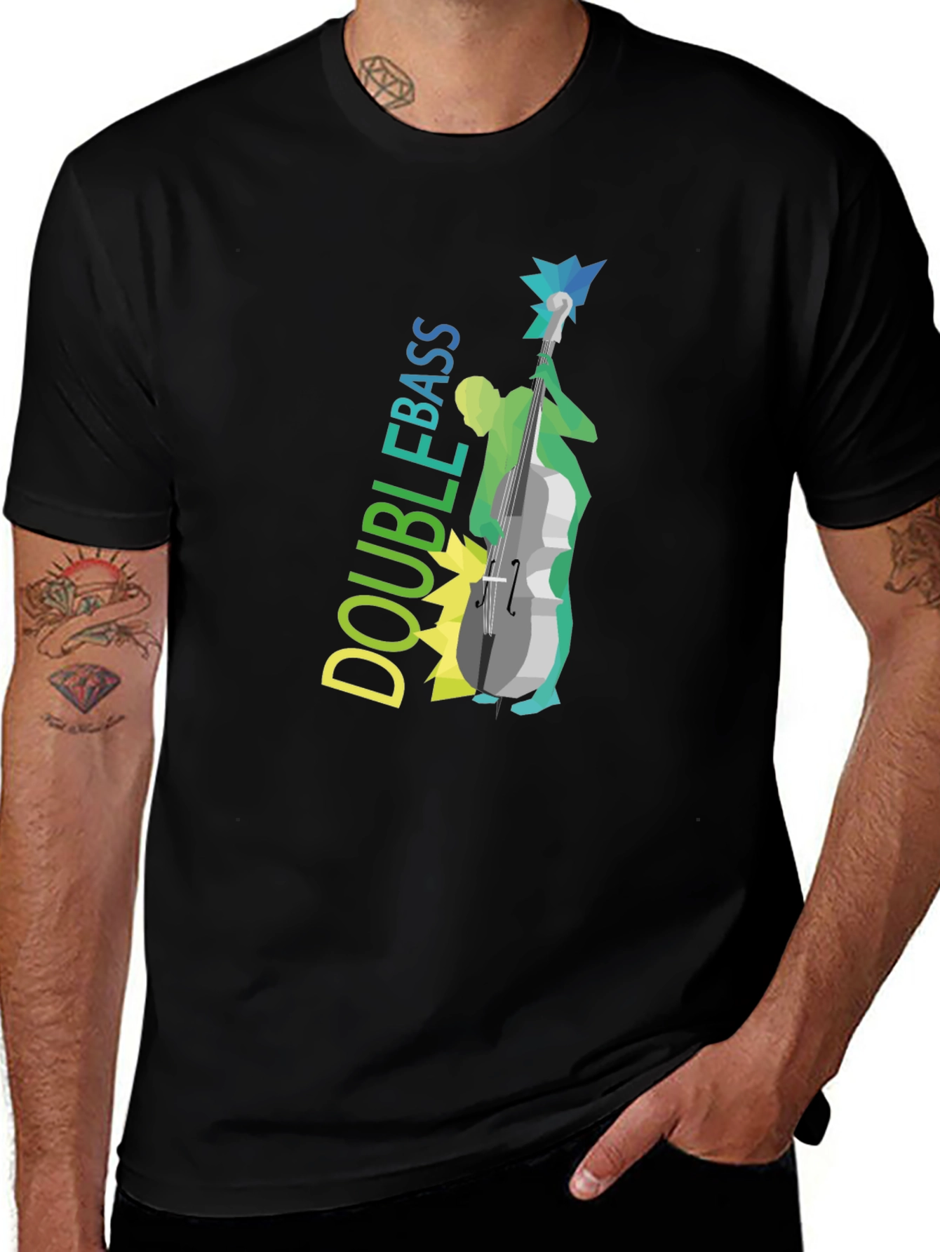 Variant 14 of Double Bass Graphic T-Shirt