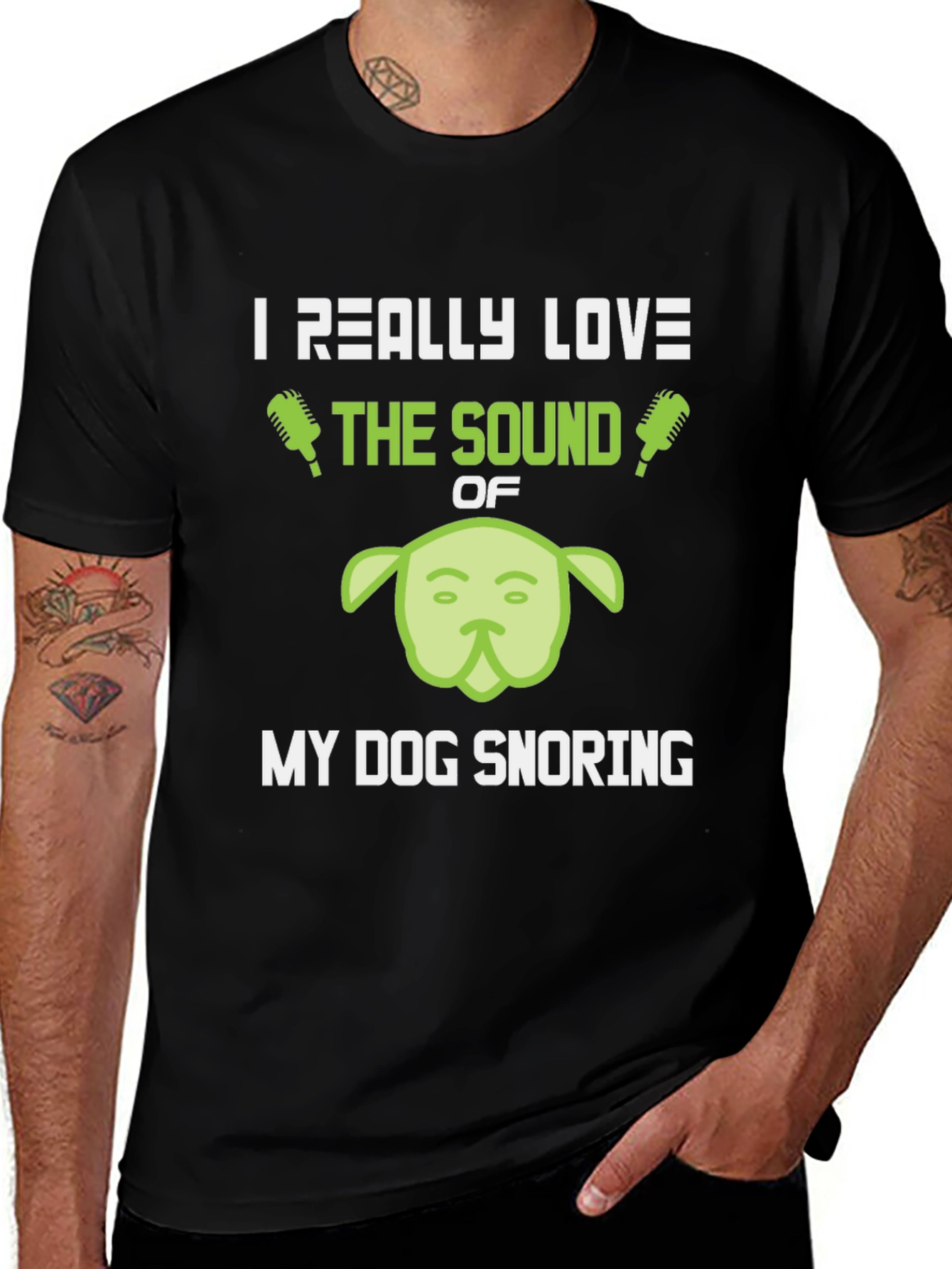 Variant 14 of Dog Snoring Fan T-Shirt