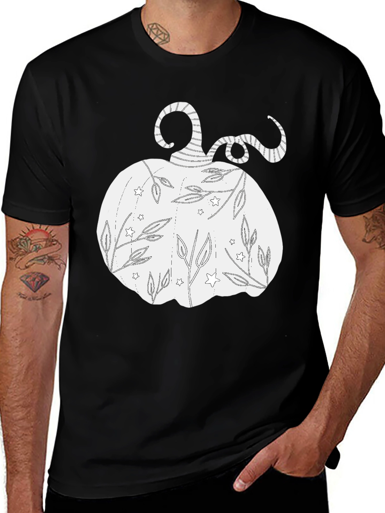 Variant 16 of Pumpkin Graphic Tee - Fall Vibes