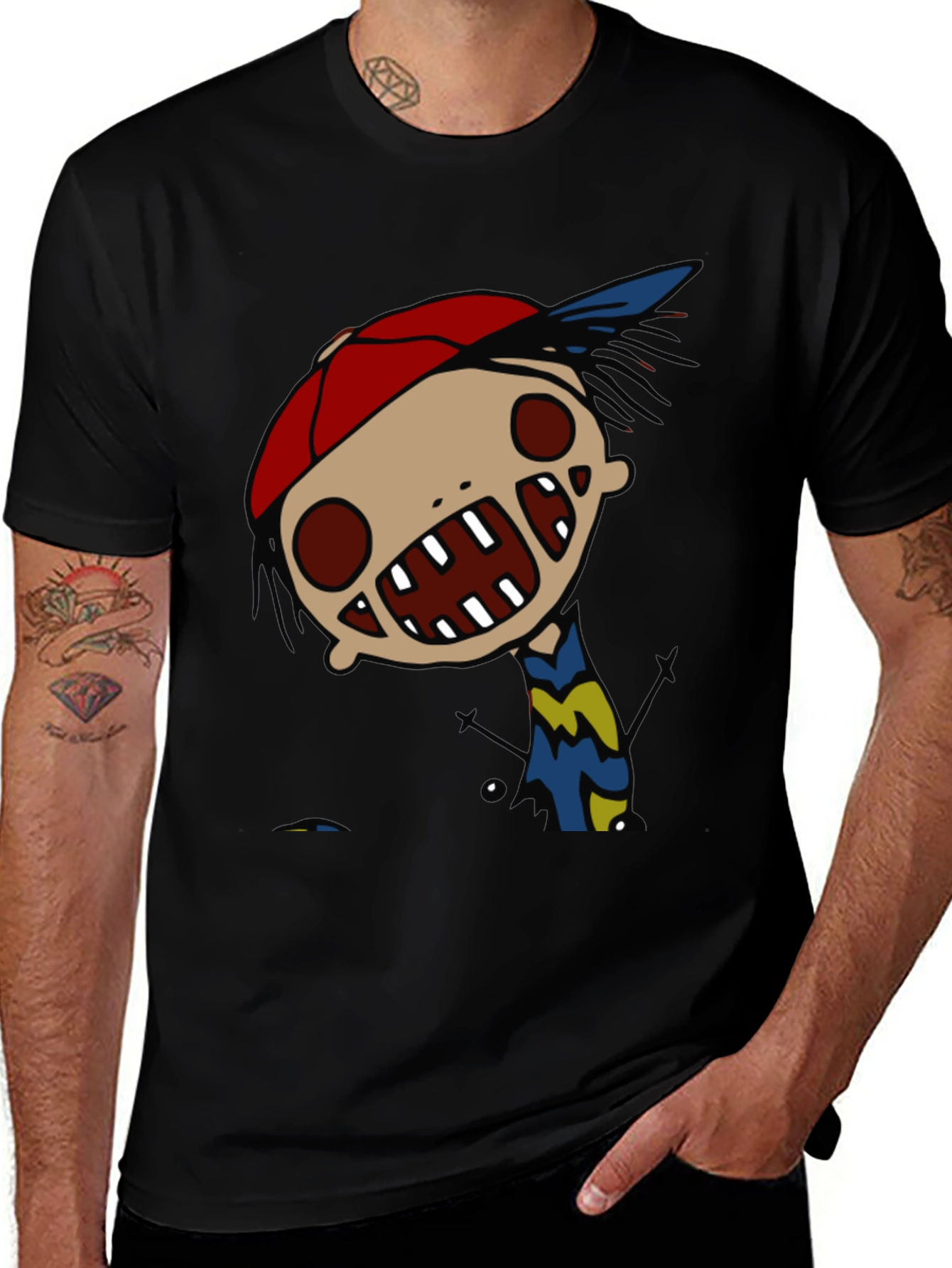 Cartoon Character Graphic T-Shirt