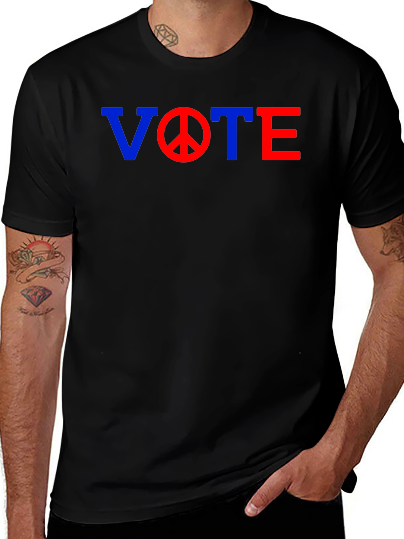 Vote Peace T-Shirt - Political Statement Tee