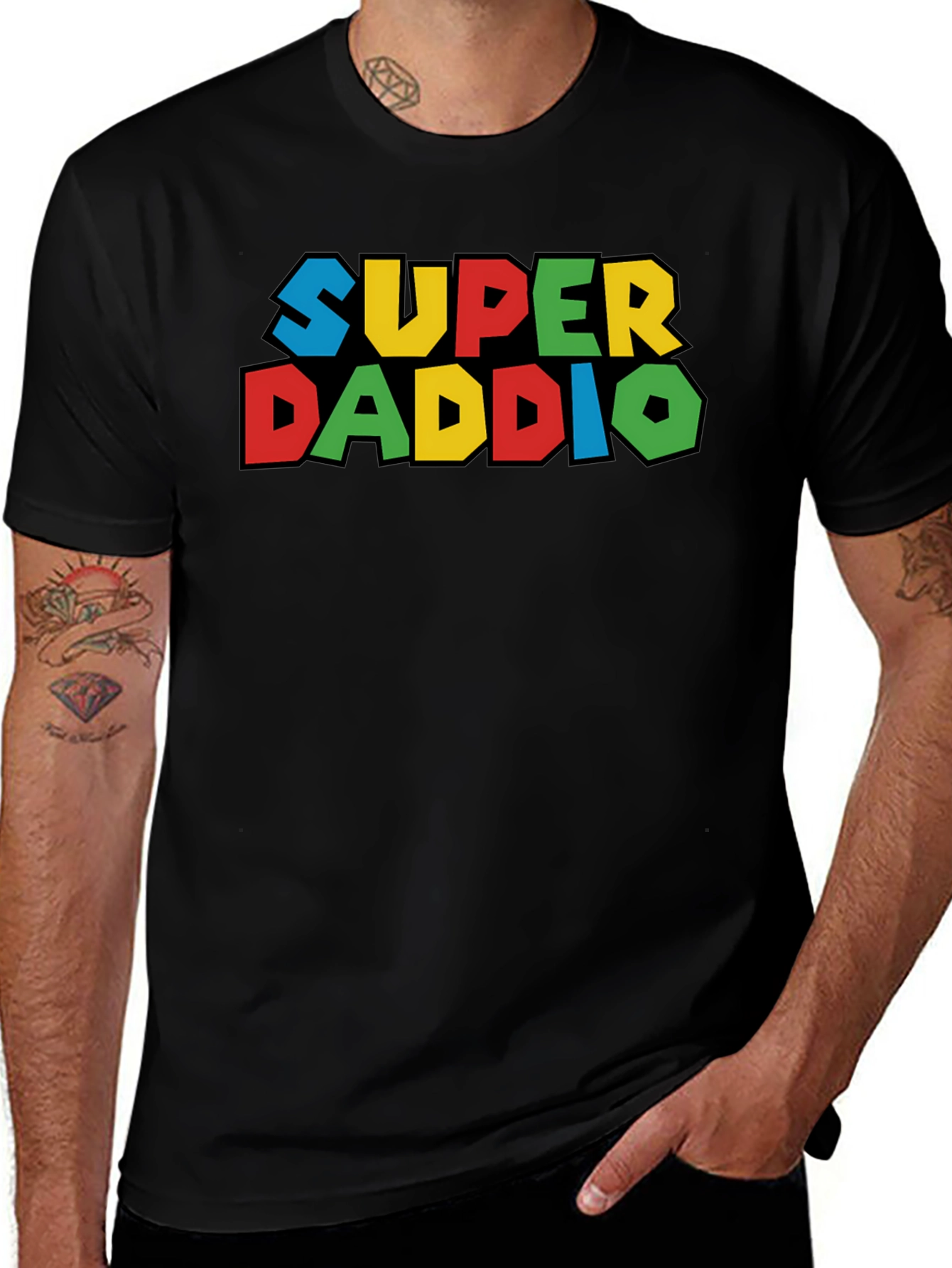 Variant 2 of Super Daddio T-Shirt - Gamer Dad Tee