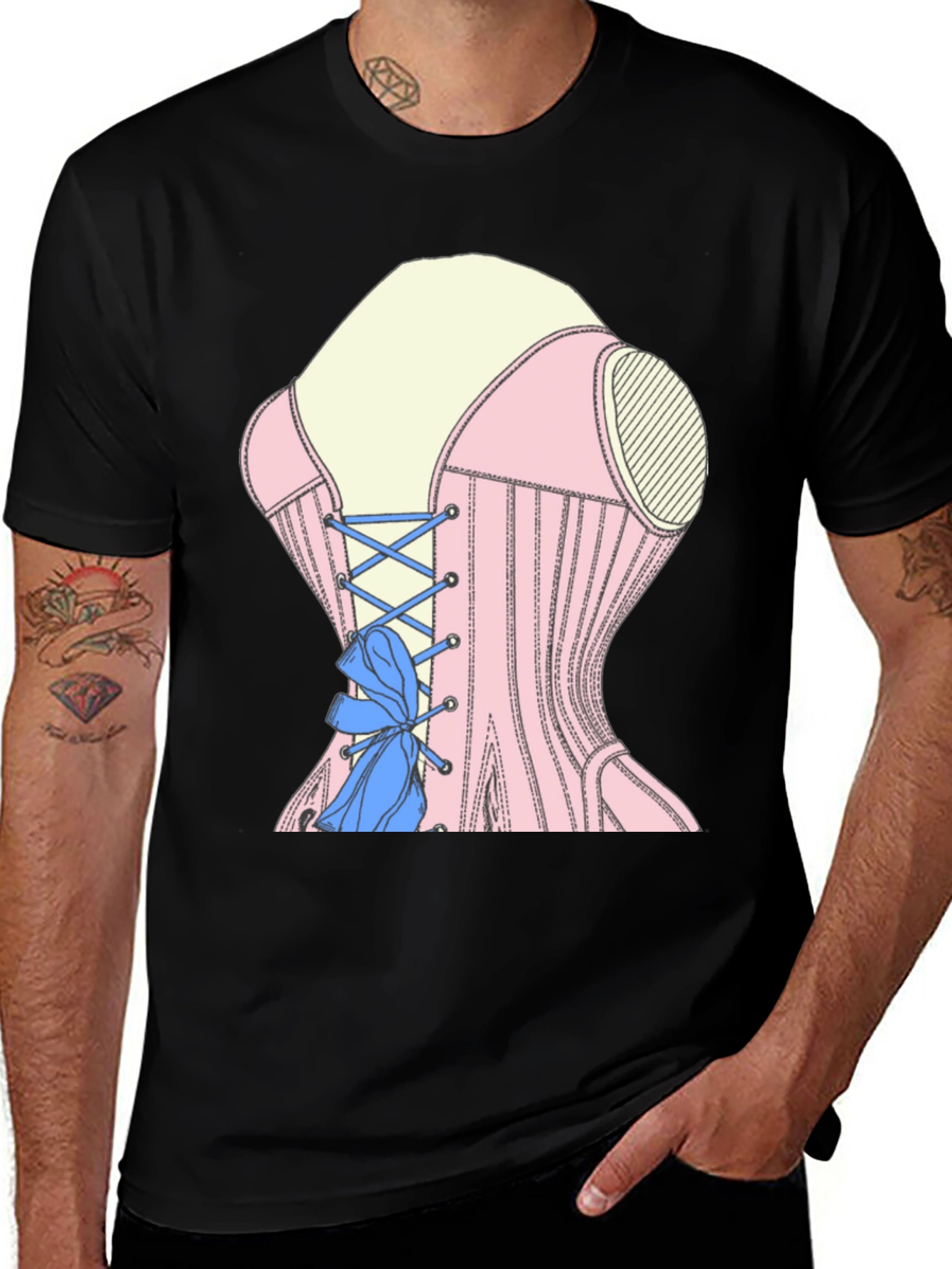 Variant 26 of Corset T-Shirt - Unique Fashion Statement