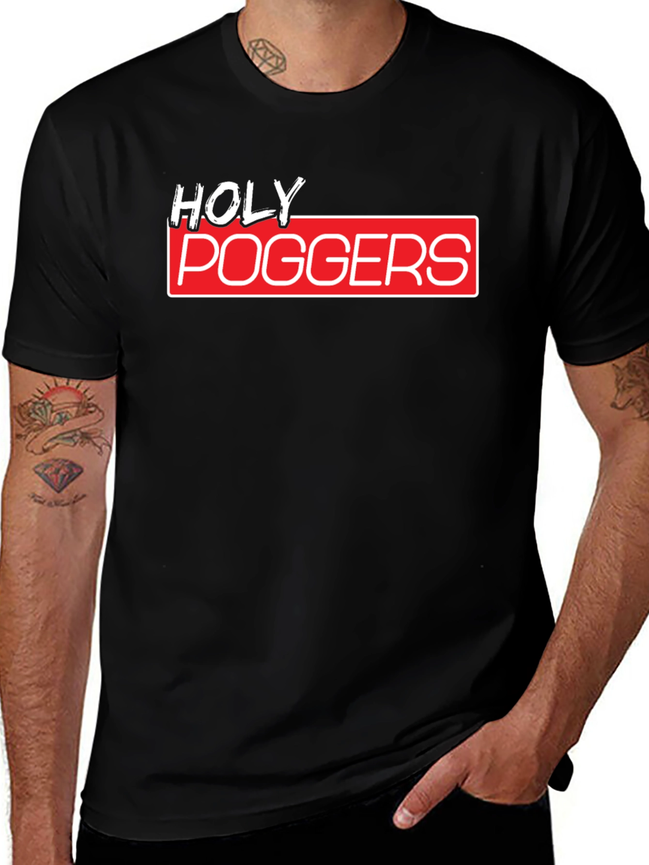 Variant 10 of Holy Poggers T-Shirt - Trendy Graphic Tee