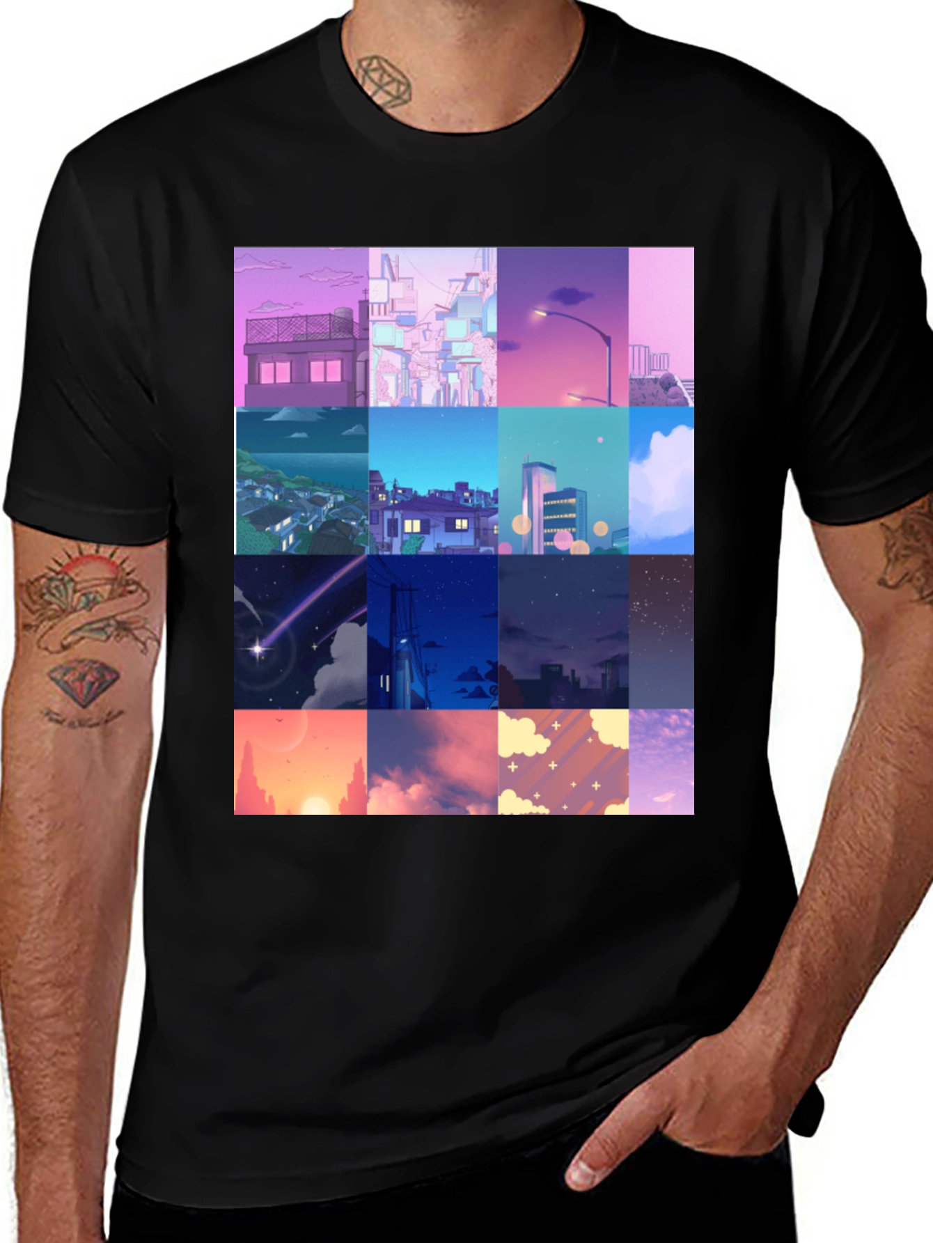 Variant 7 of Aesthetic Anime Scenery Graphic T-Shirt