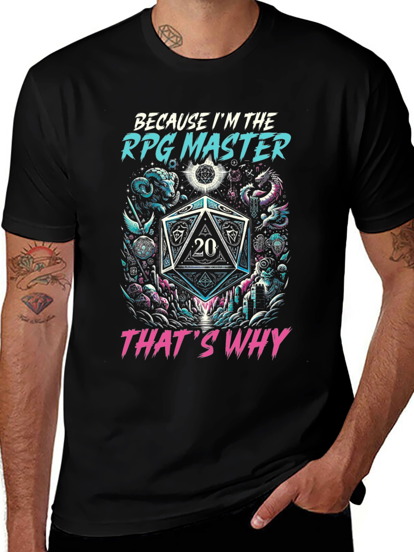 RPG Master T-Shirt: D&D Gamer Tee
