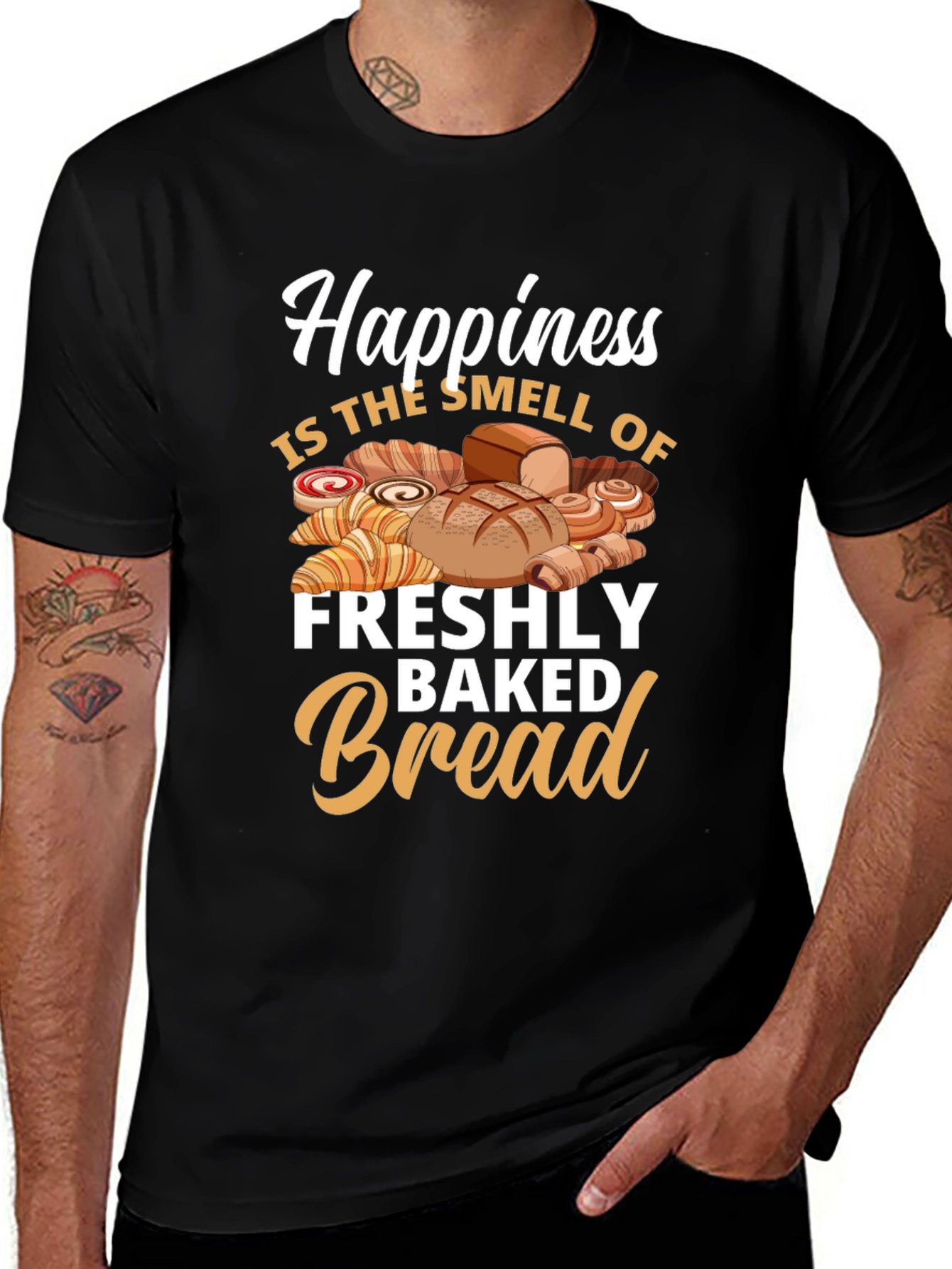 Variant 12 of Happiness Freshly Baked Bread T-Shirt