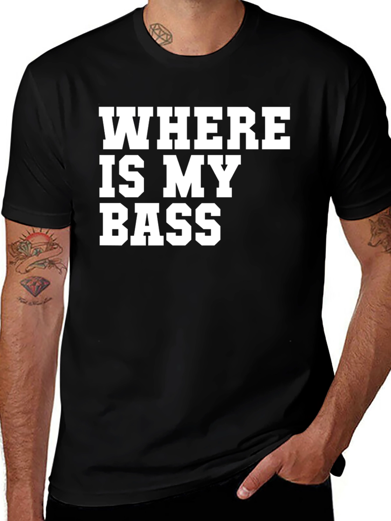 Where is my Bass Funny T-Shirt
