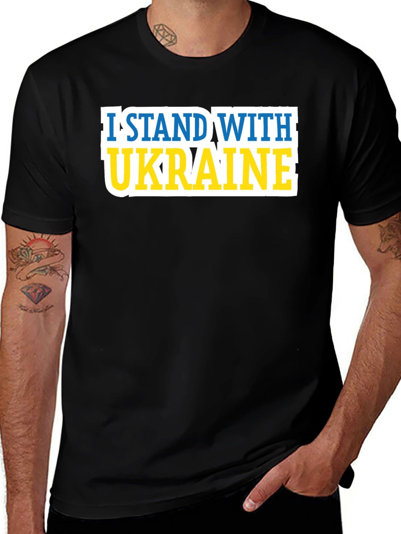I Stand With Ukraine T-Shirt - Support Ukraine