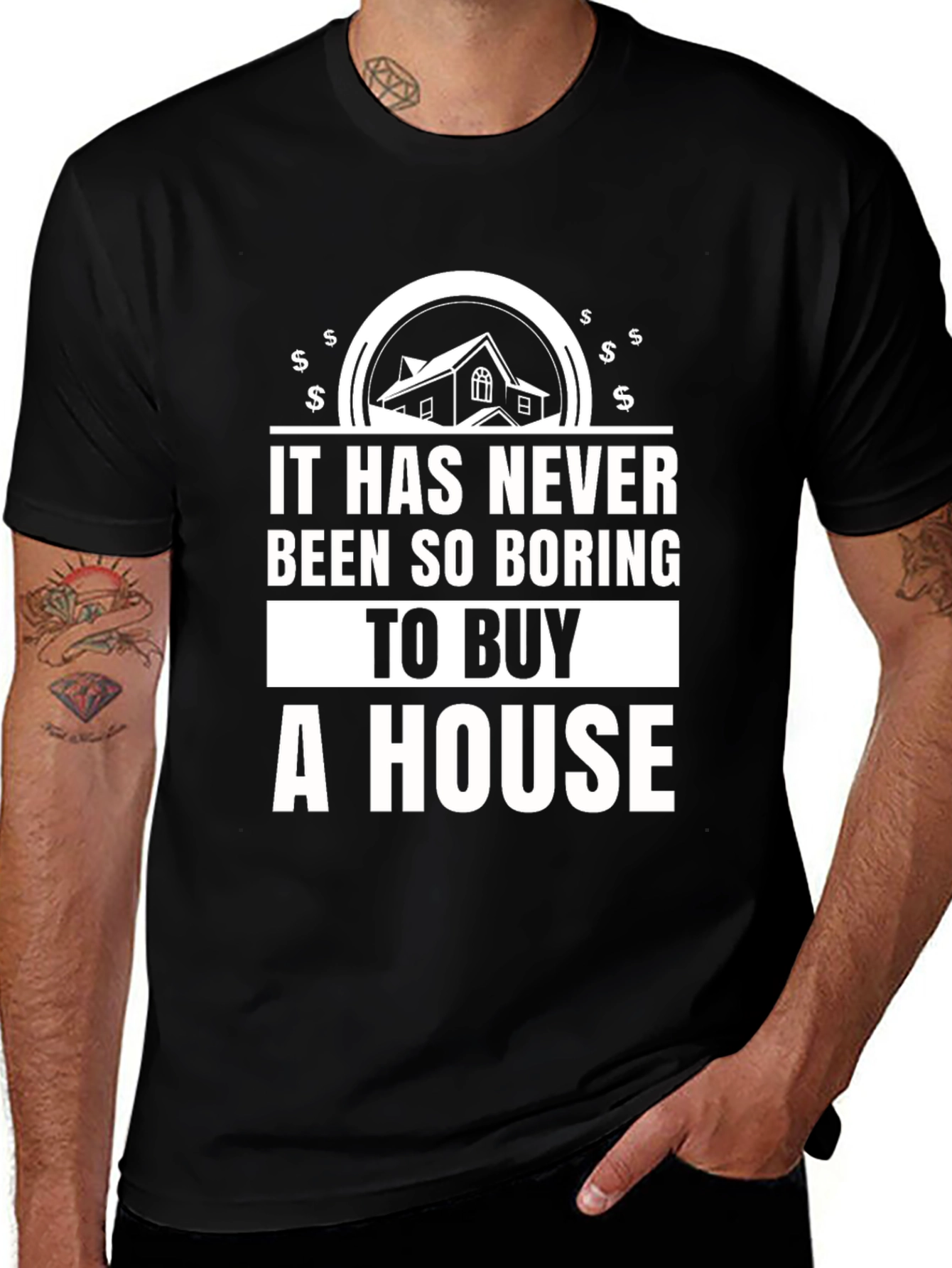Variant 19 of Boring to Buy House T-Shirt
