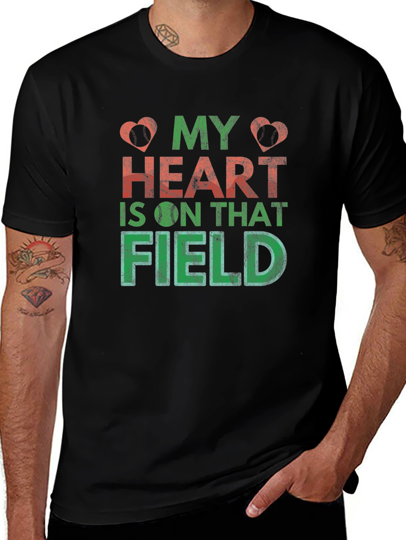 Variant 11 of My Heart is on That Field T-Shirt