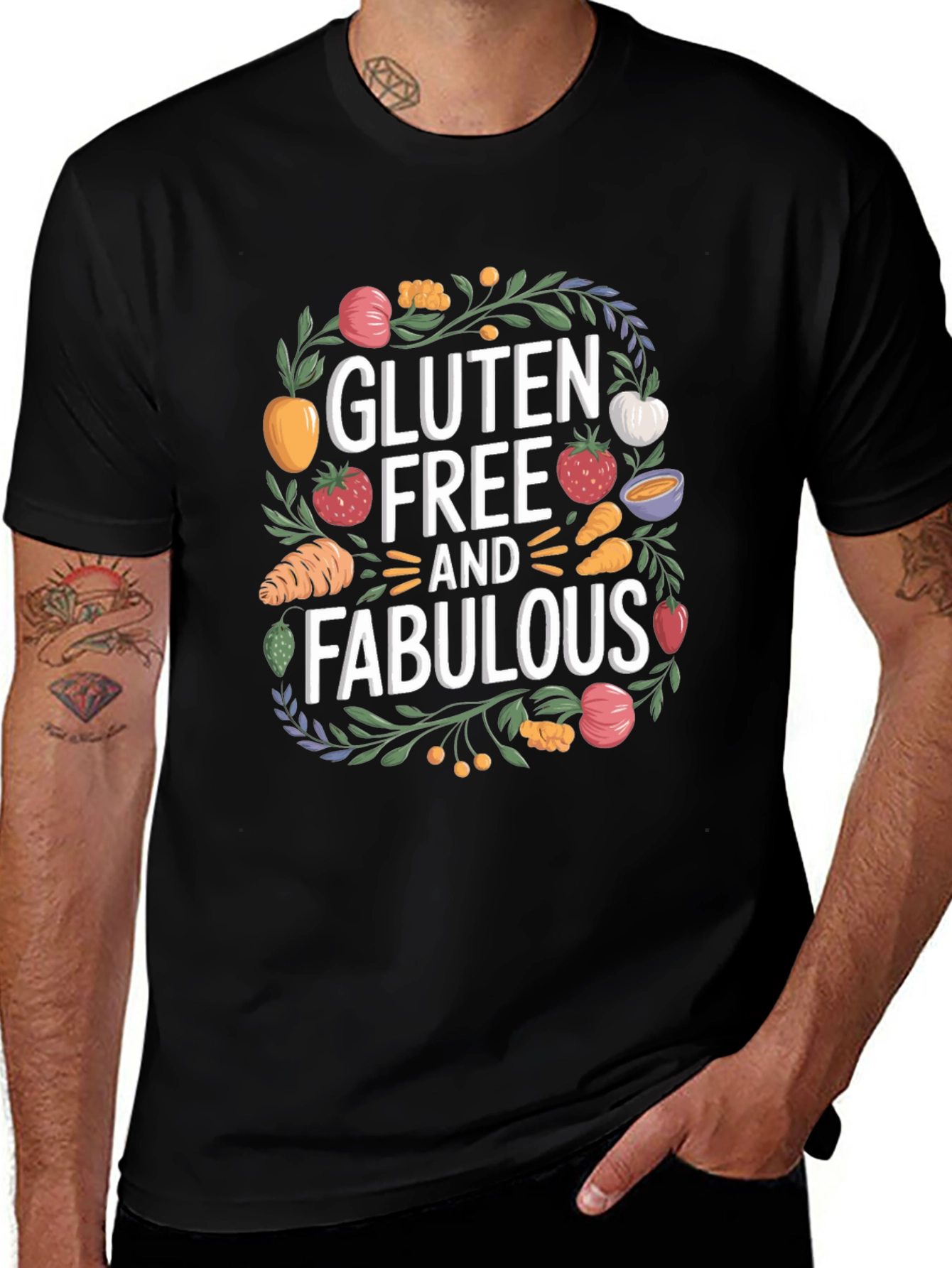 Variant 3 of Gluten Free & Fabulous Graphic Tee