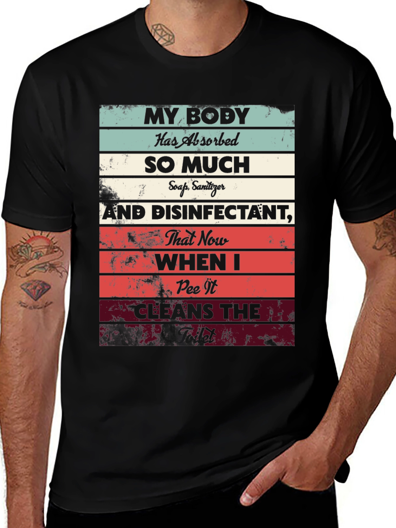 Variant 23 of My Body Absorbed So Much T-Shirt