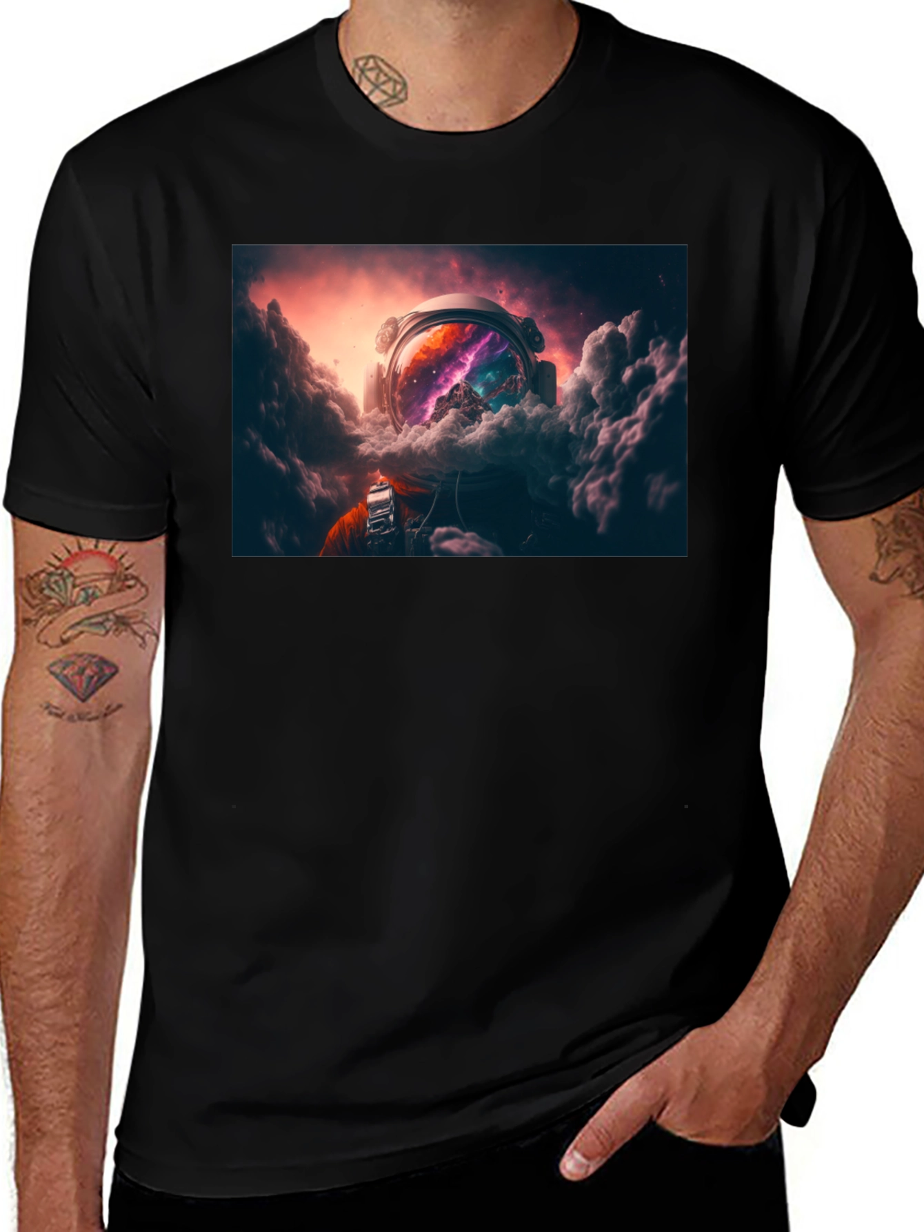 Variant 27 of Astronaut Galaxy T-Shirt - Explore the Cosmos