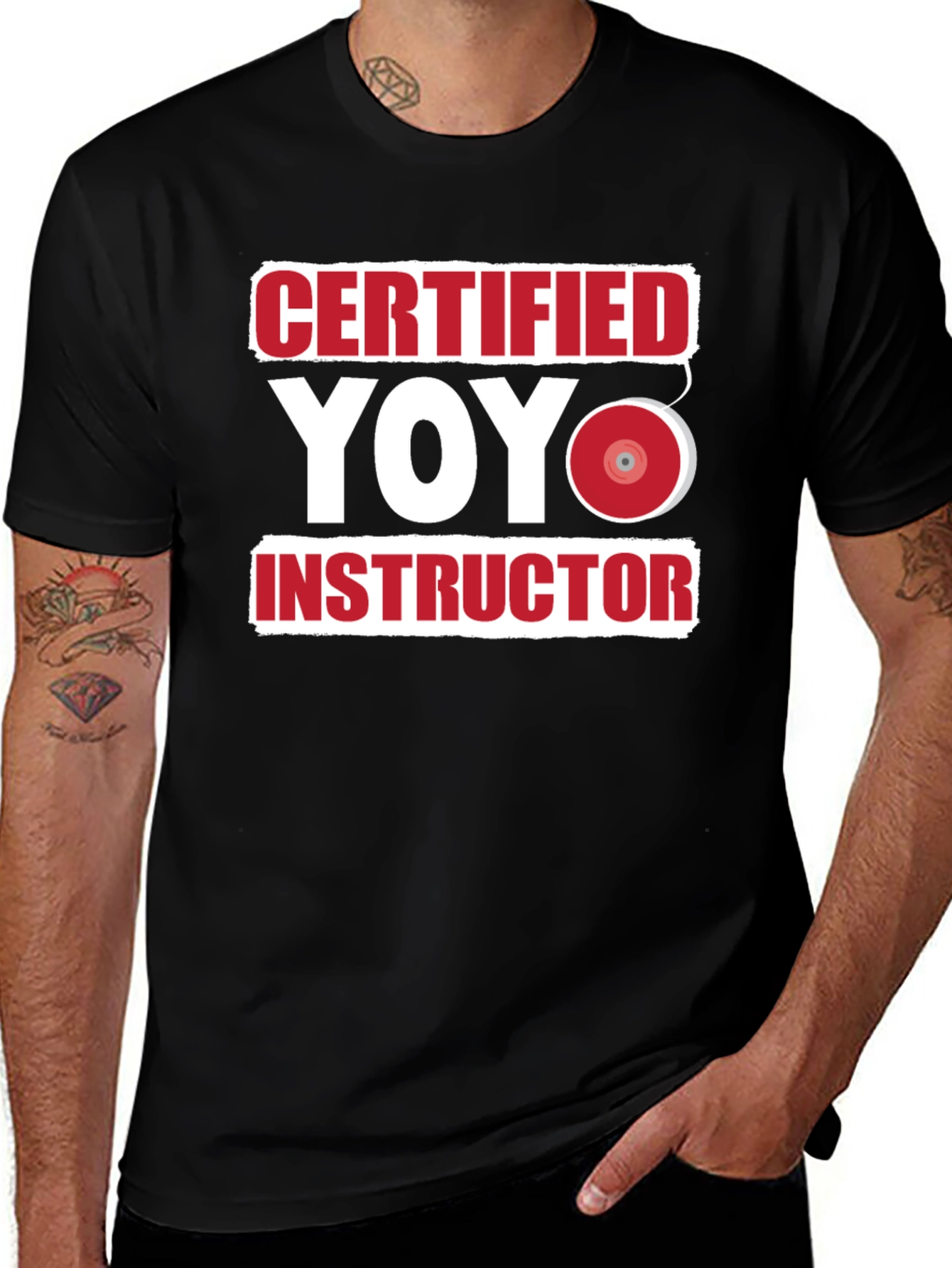 Variant 18 of Certified Yoyo Instructor Graphic T-Shirt