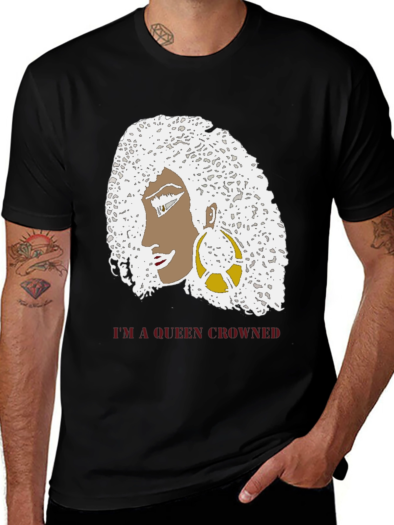 Variant 29 of I'm a Queen Crowned Graphic T-Shirt