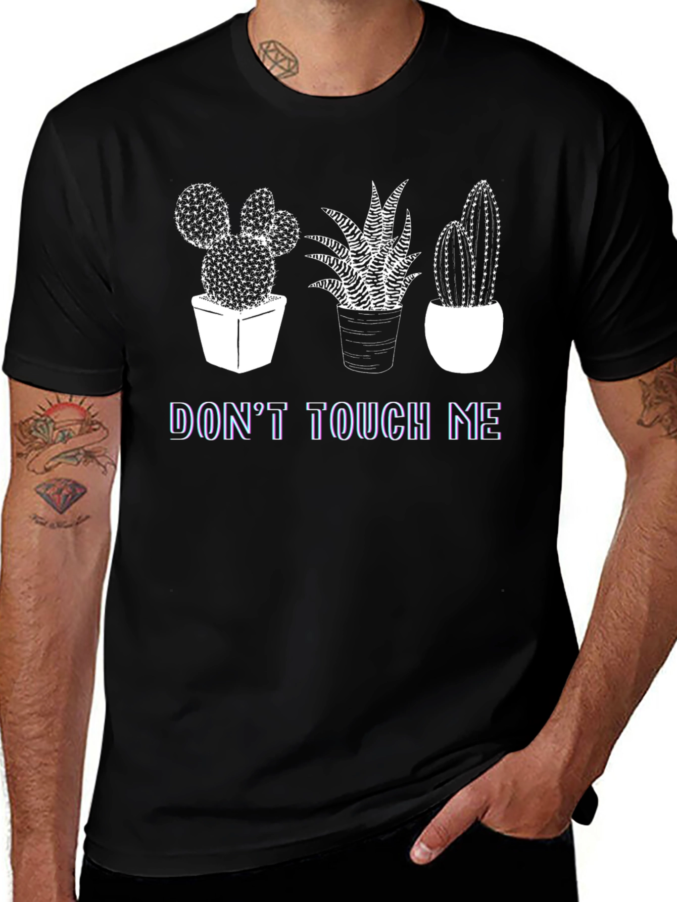 Variant 11 of Don't Touch Me Cactus Graphic Tee