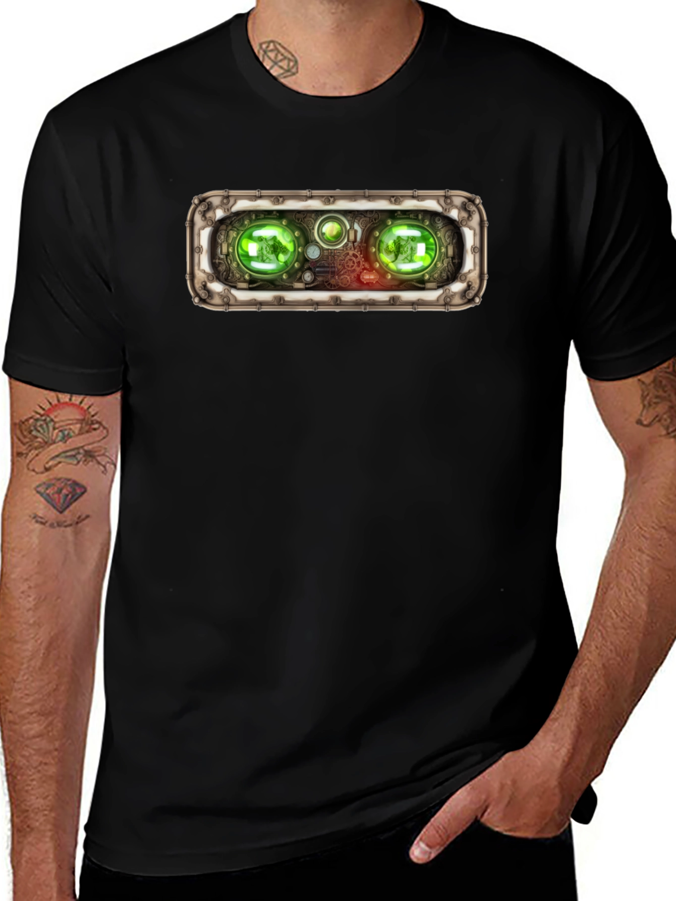 Variant 9 of Steampunk Goggles Graphic T-Shirt - Unique Design