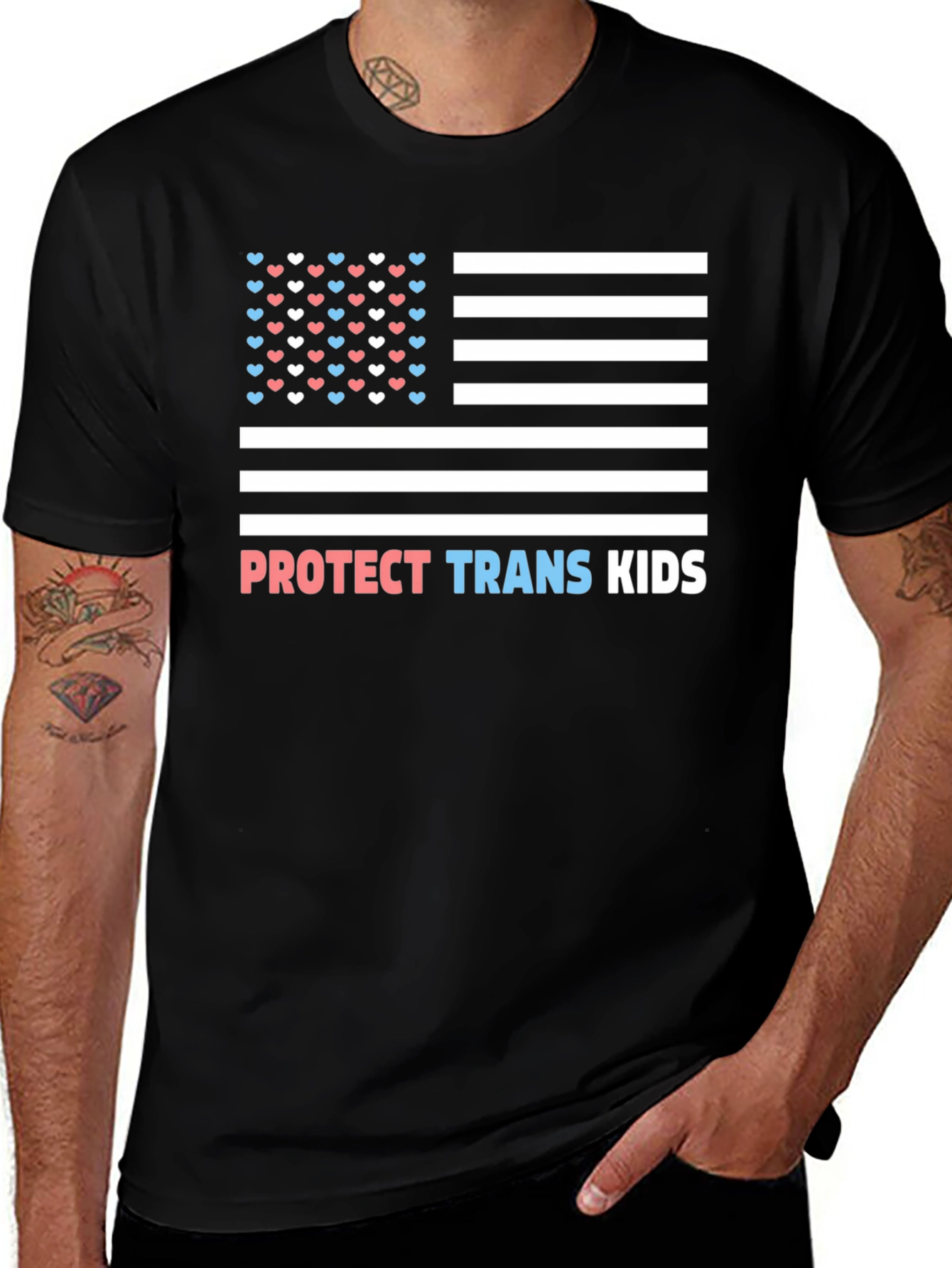 Variant 15 of Protect Trans Kids T-Shirt LGBT Pride Tee