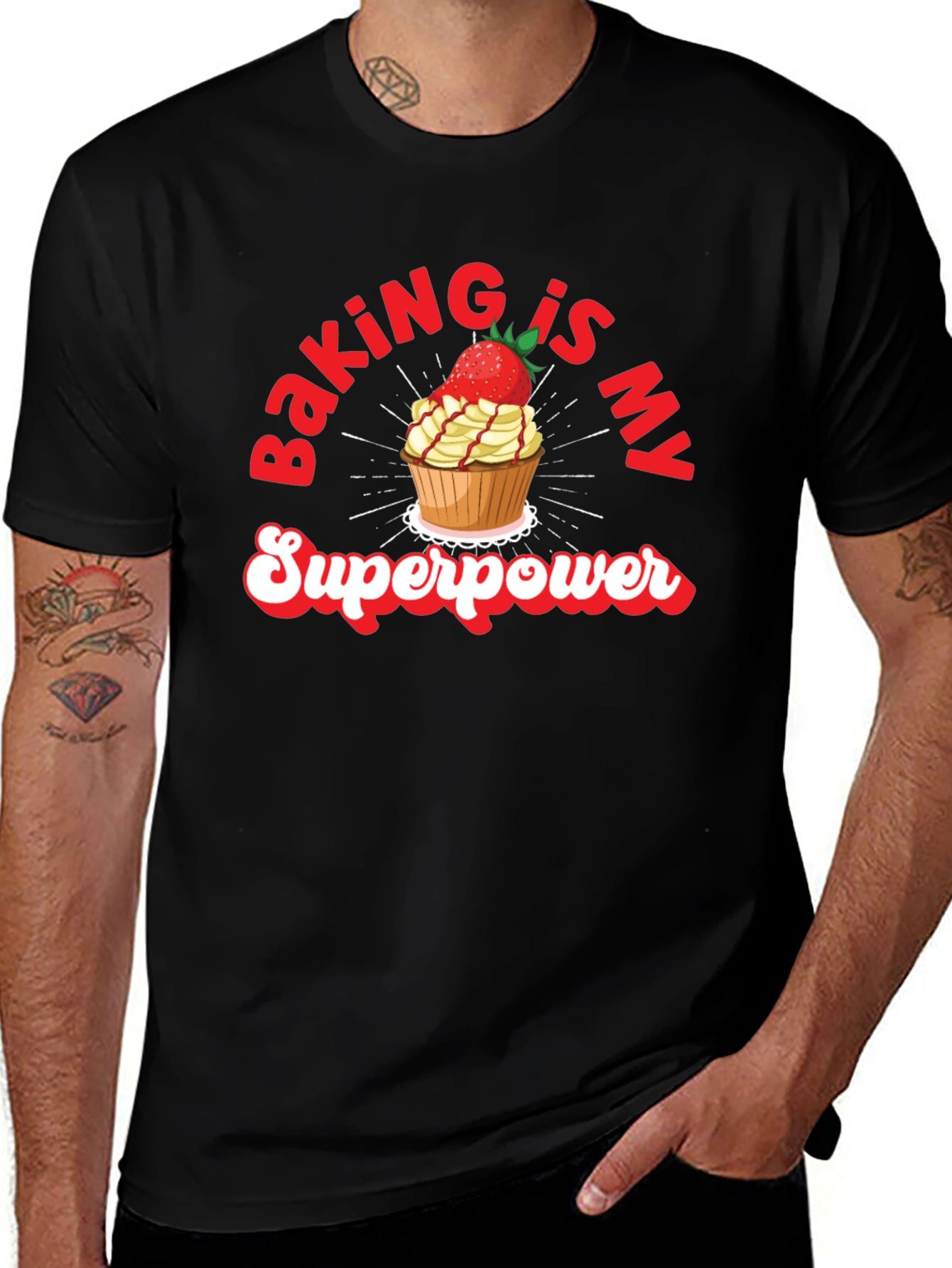 Variant 19 of Baking Is My Superpower Graphic Tee