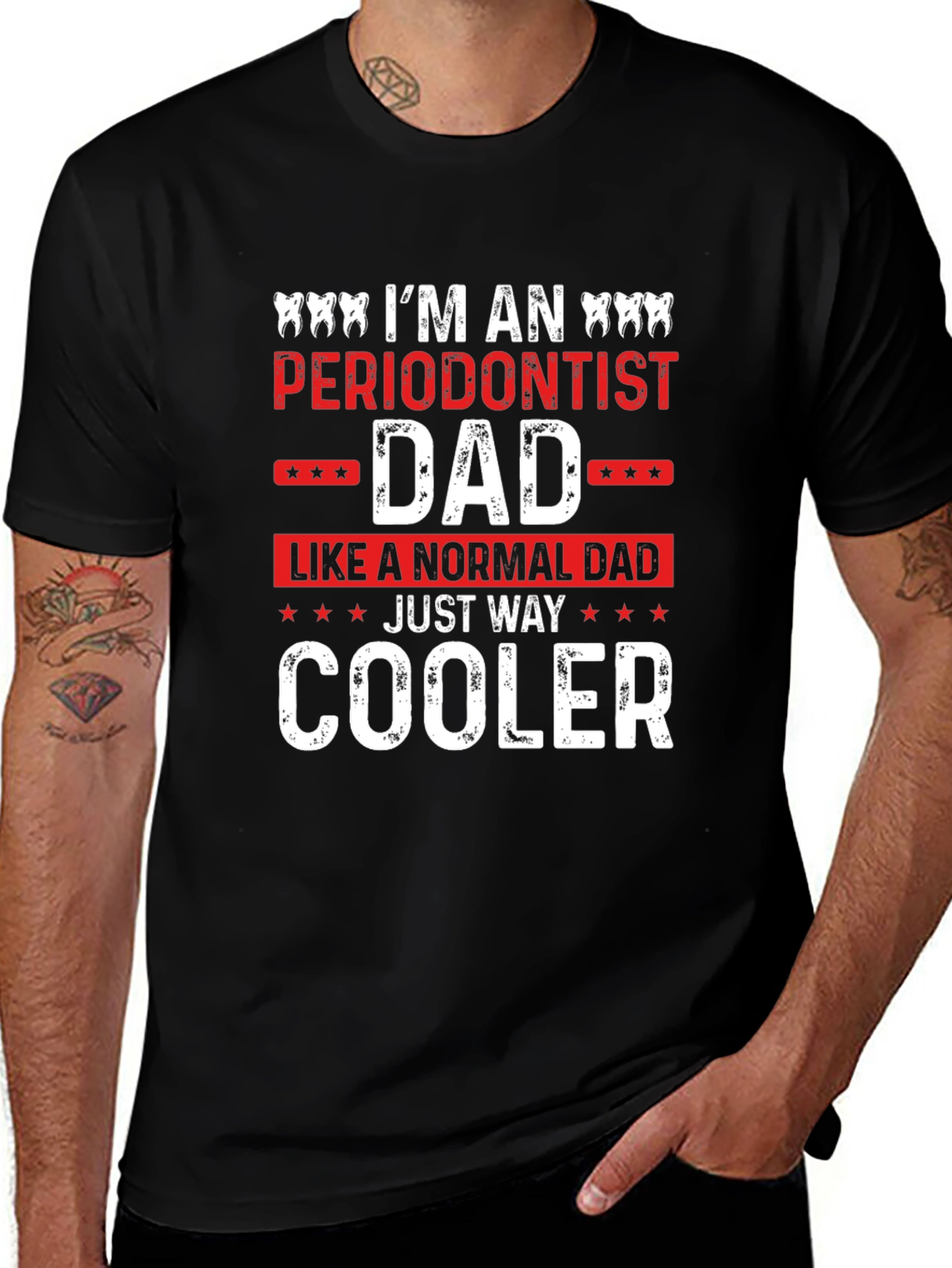 Periodontist Dad T-Shirt - Funny Father's Day Tee