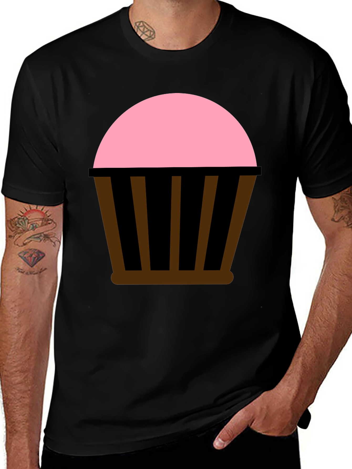Variant 29 of Cupcake Graphic Tee - Sweet Treat Style