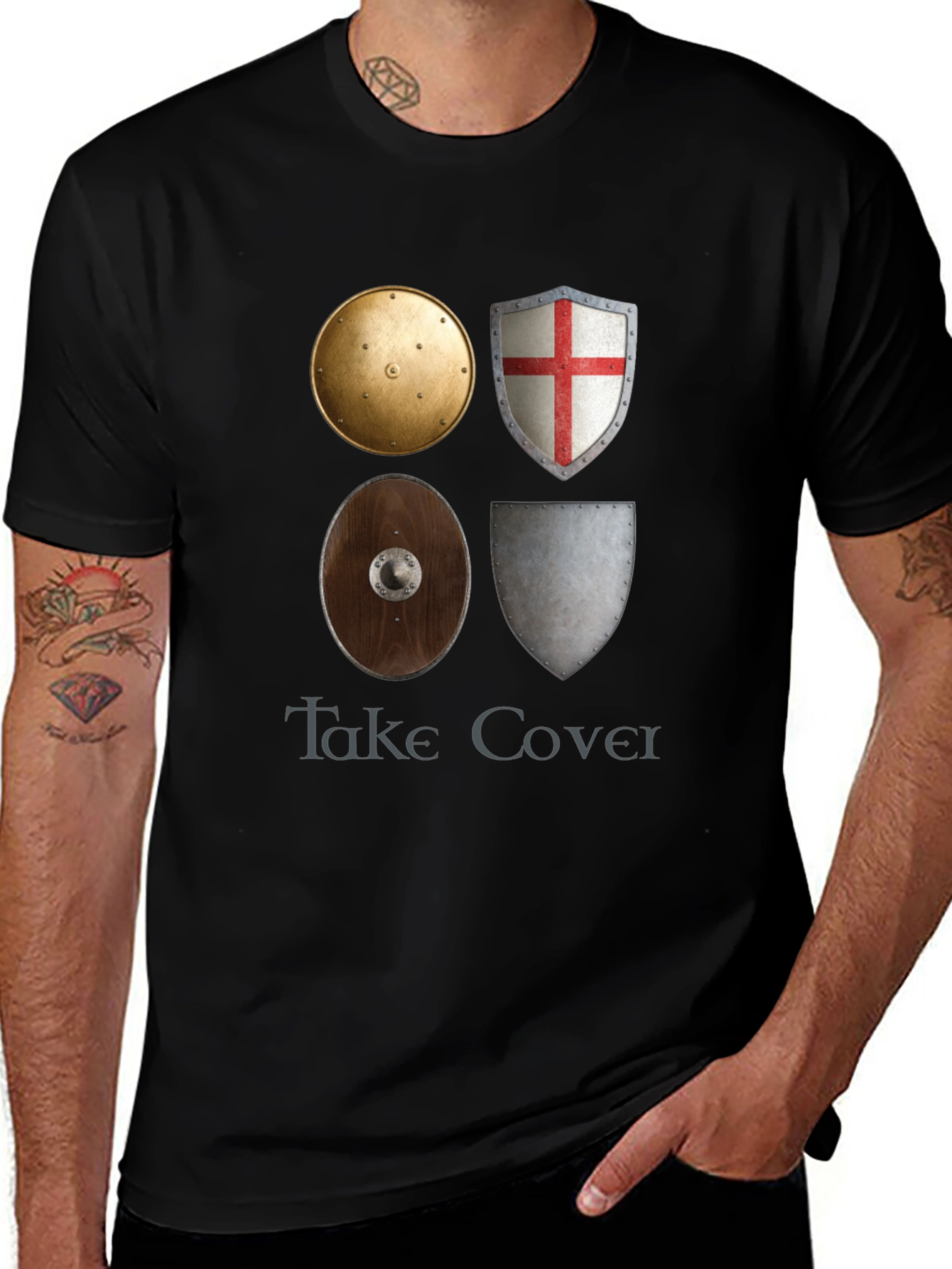 Take Cover Shield T-Shirt