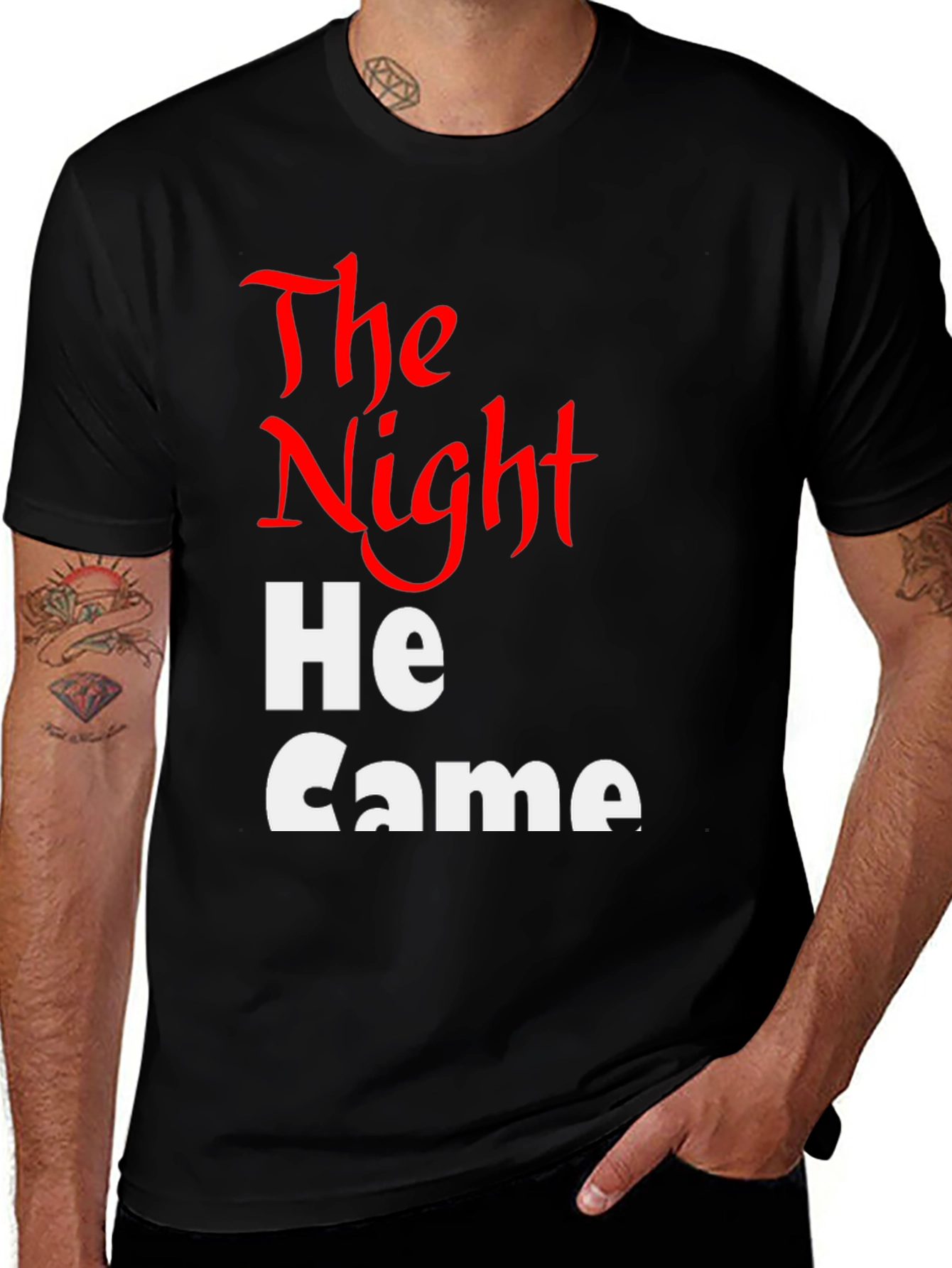 The Night He Came Horror T-Shirt