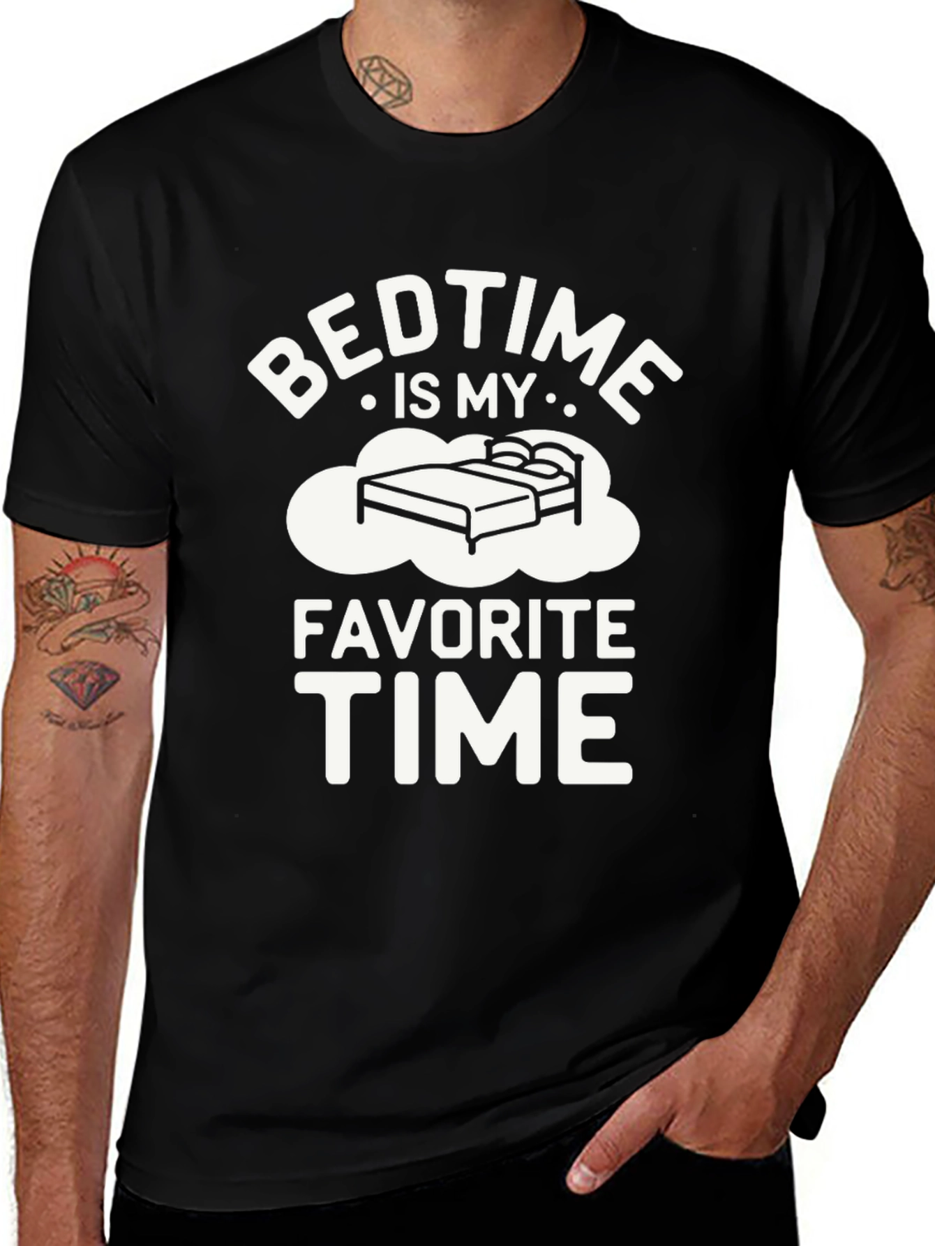 Variant 20 of Bedtime Favorite Time Graphic Tee